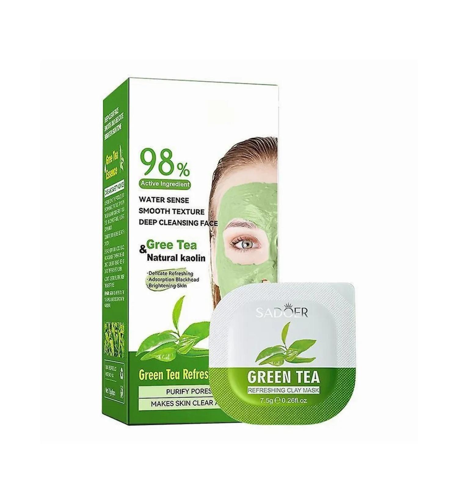 Set of face masks Tea turmeric vitamin C Tsc - Buy Online on GoSupps.com