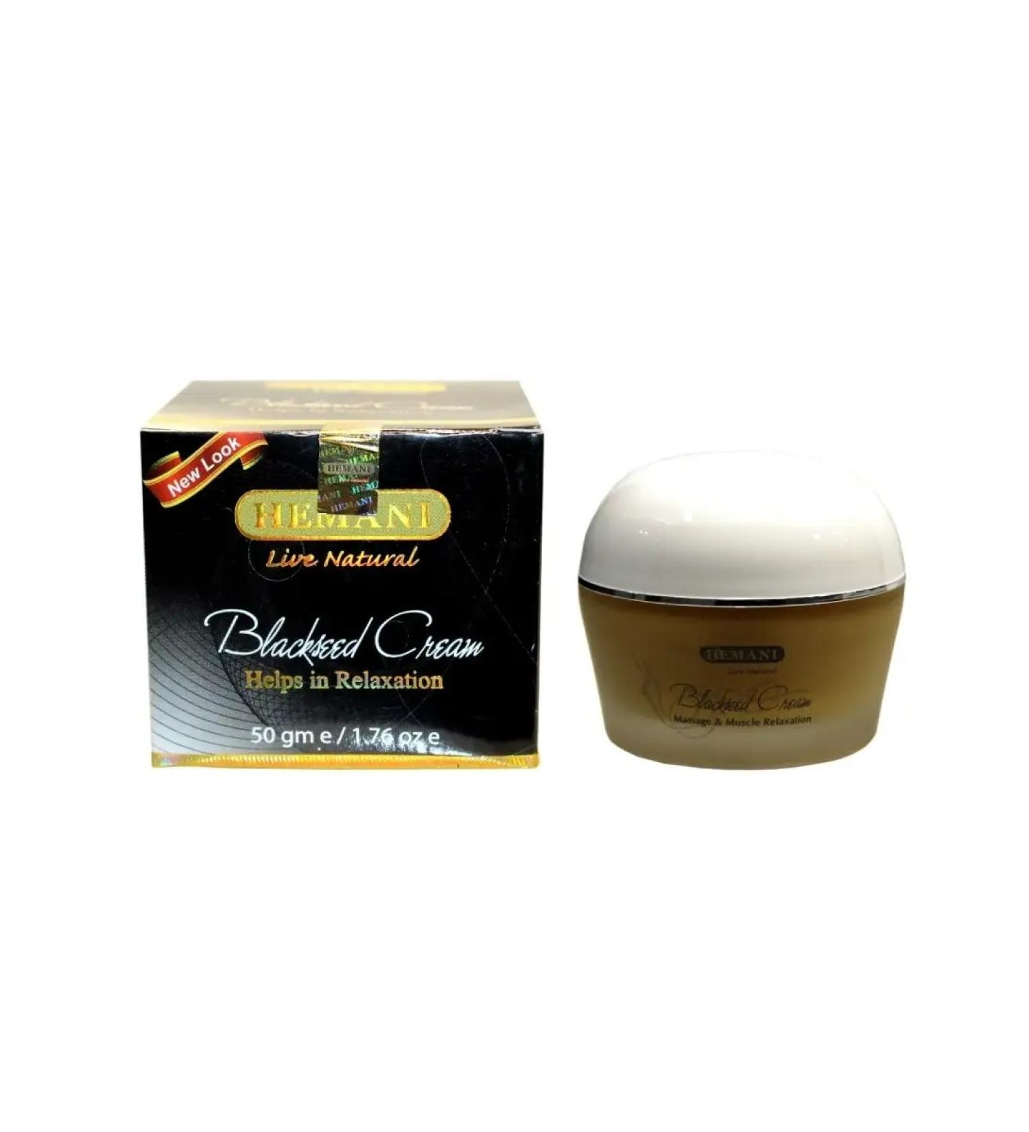 Hemani Cream Single Black Seed Massage Helps in Relaxation