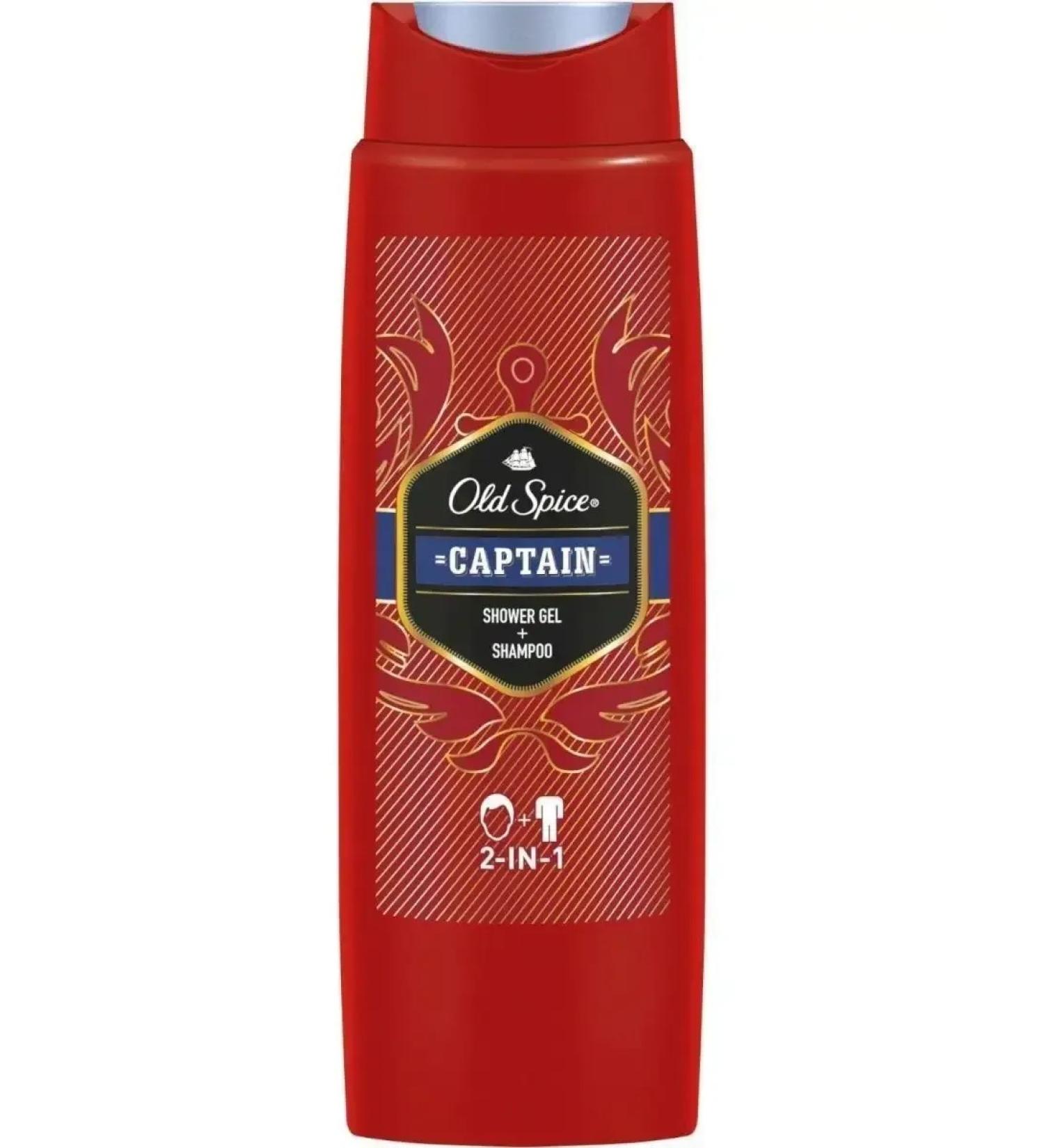 Old Spice Capitan shower shampoo-gel 2v1 250 ml