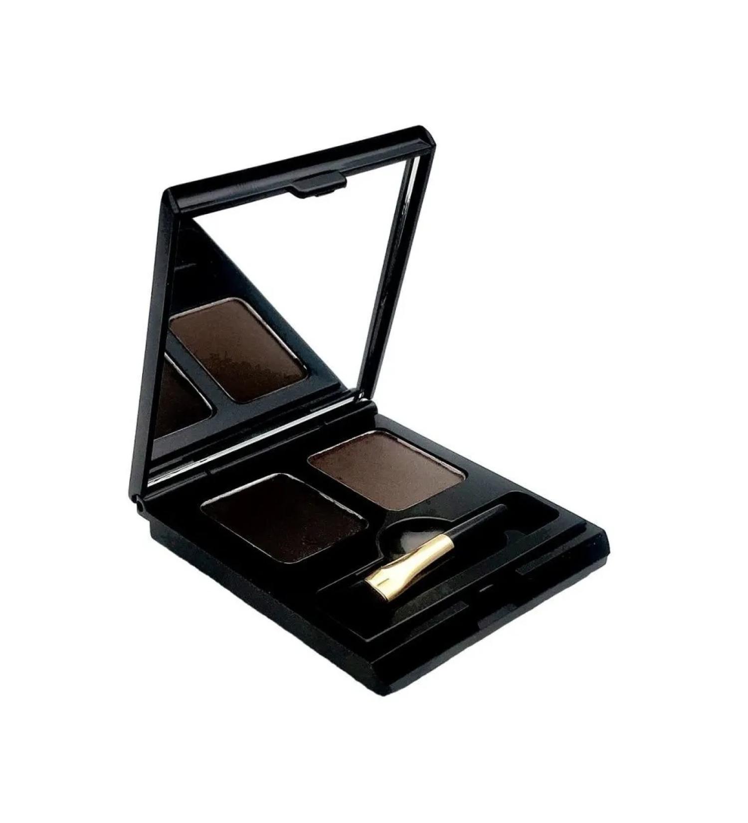 L'OCEAN Eyebrow shadows Eye Brow Cake 01 Black + Brown