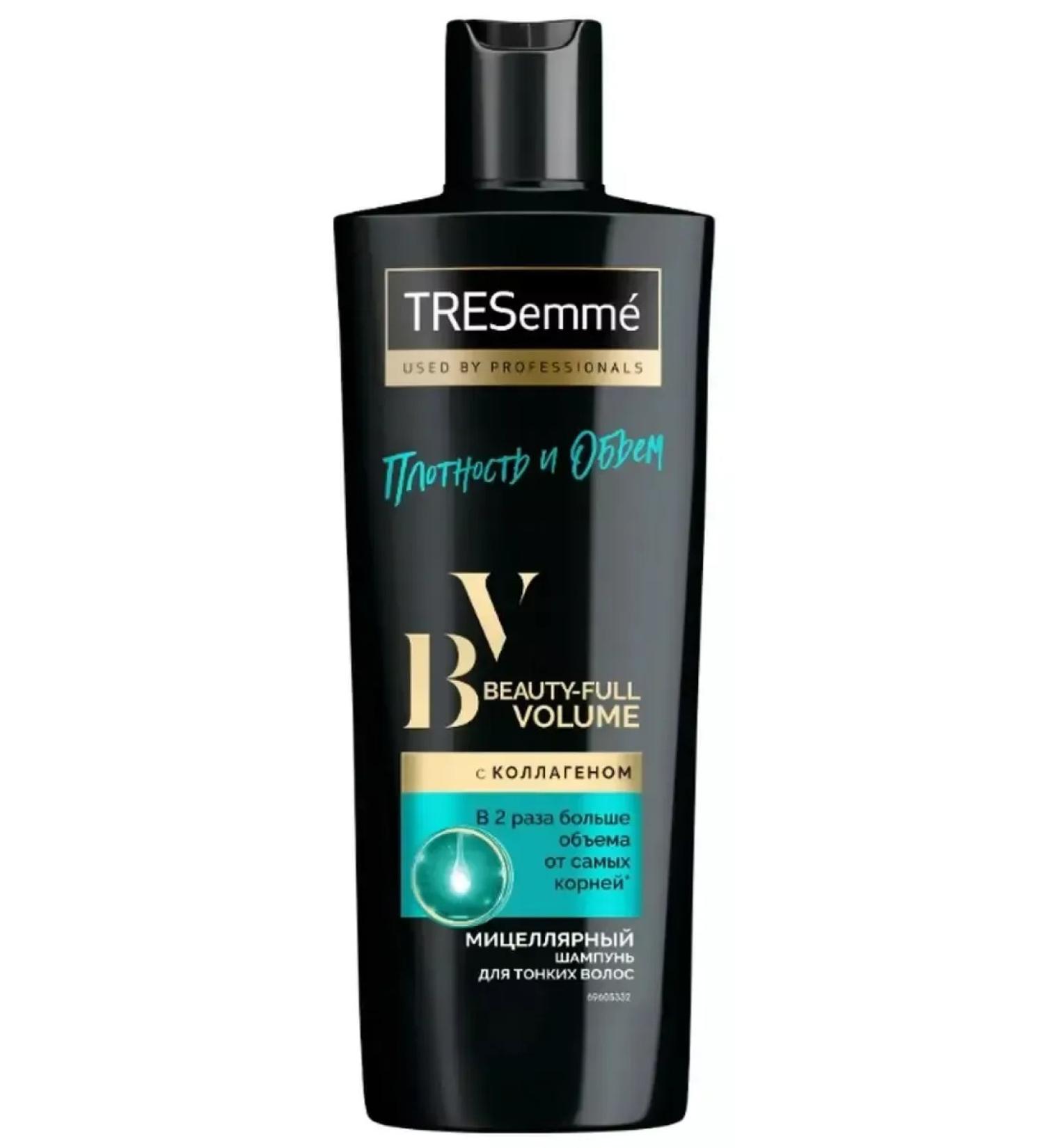 TRESemme Beauty-Full Volume shampoo to create a volume of 400 ml