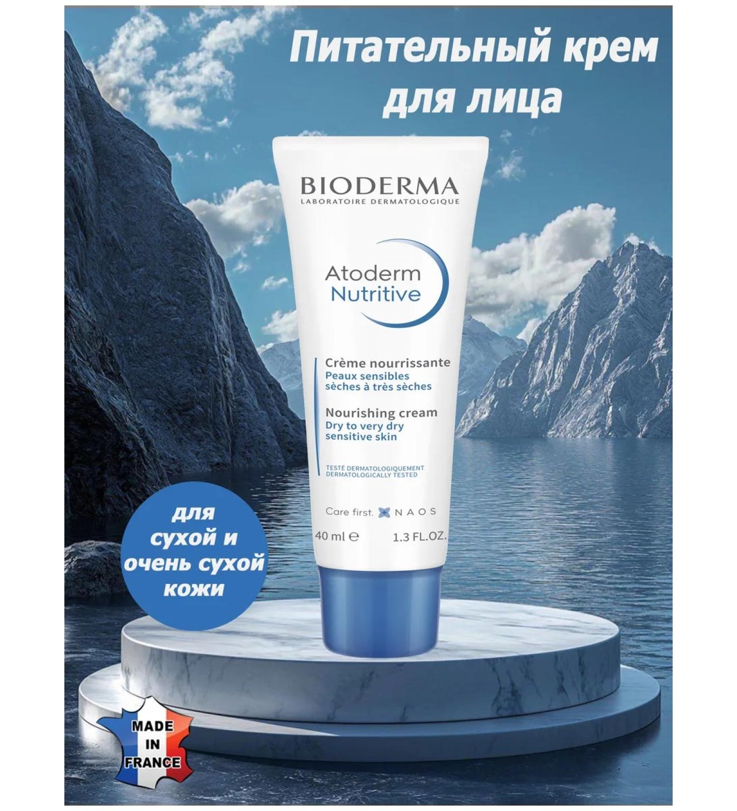 BIODERMA Atoderm nutritive Nutrum Facial Cream 40ml - Buy Online on GoSupps.com