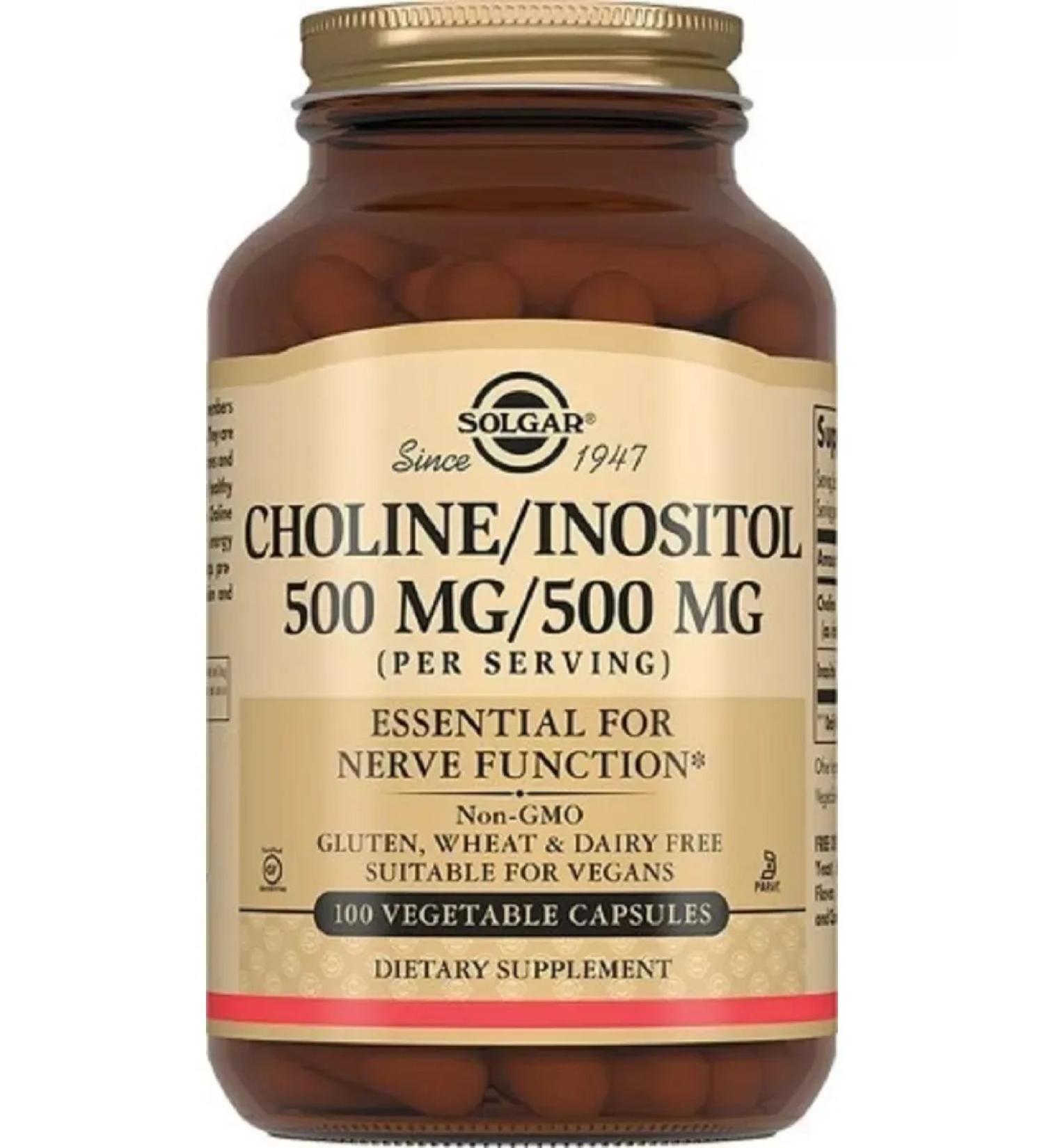 SOLGAR Choline and inositol - Buy Online on GoSupps.com