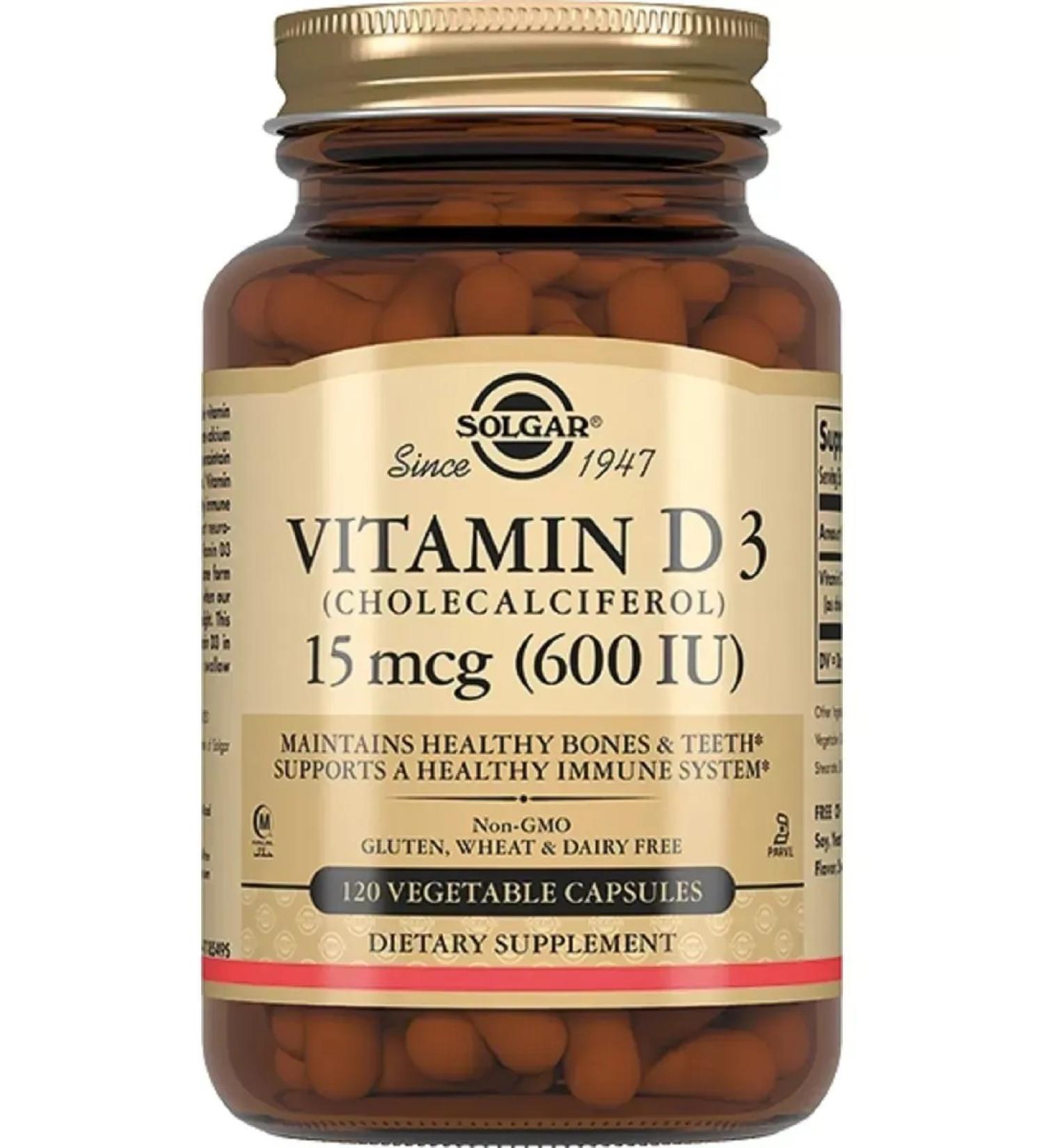 SOLGAR Vitamin D3 600MA