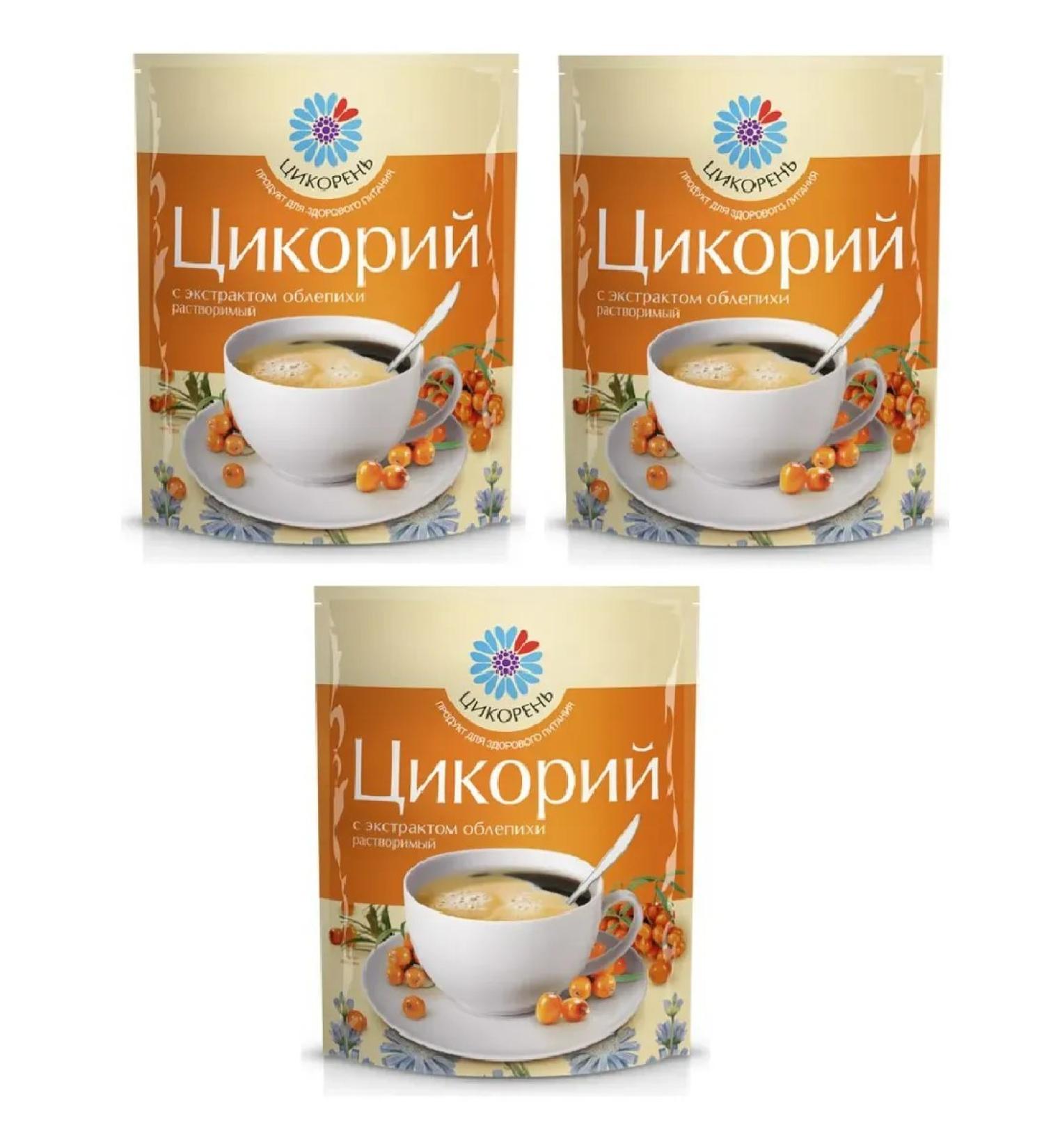 CHICOROIL Tsikoria with the taste of sea buckthorn 75 g 3 pcs