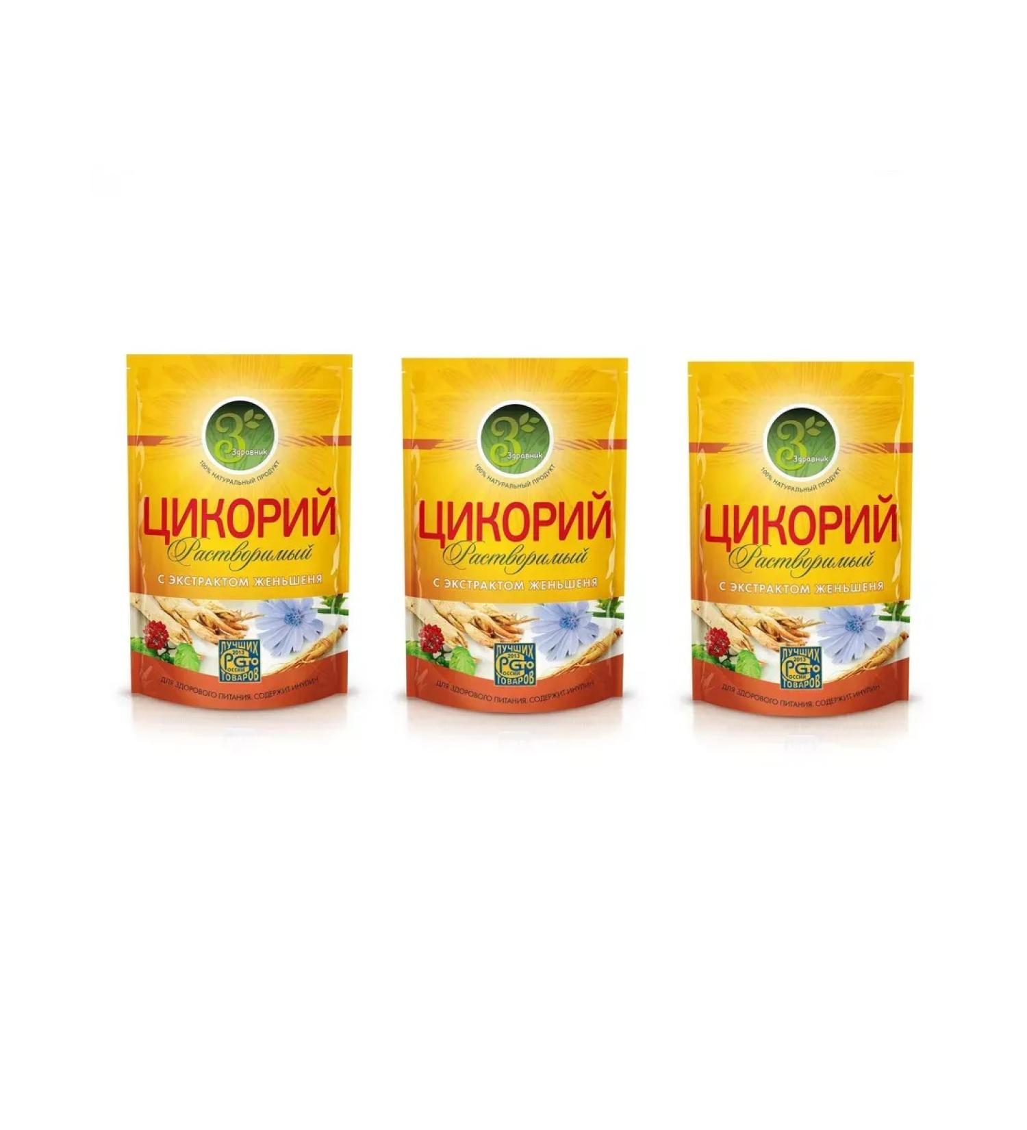 ZDRAVNIK Tsikoria with ginseng 85 g 3 pcs