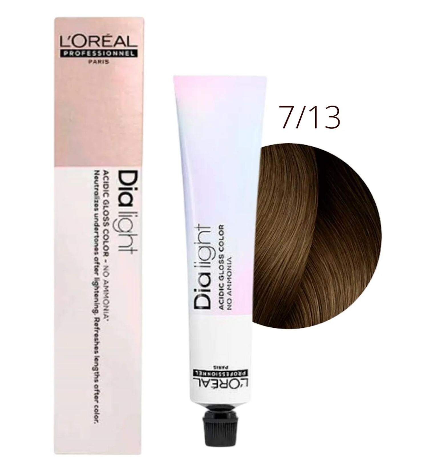 L'Oreal hair dye Dia Light tone 7.13 50 ml - Buy Online on GoSupps.com