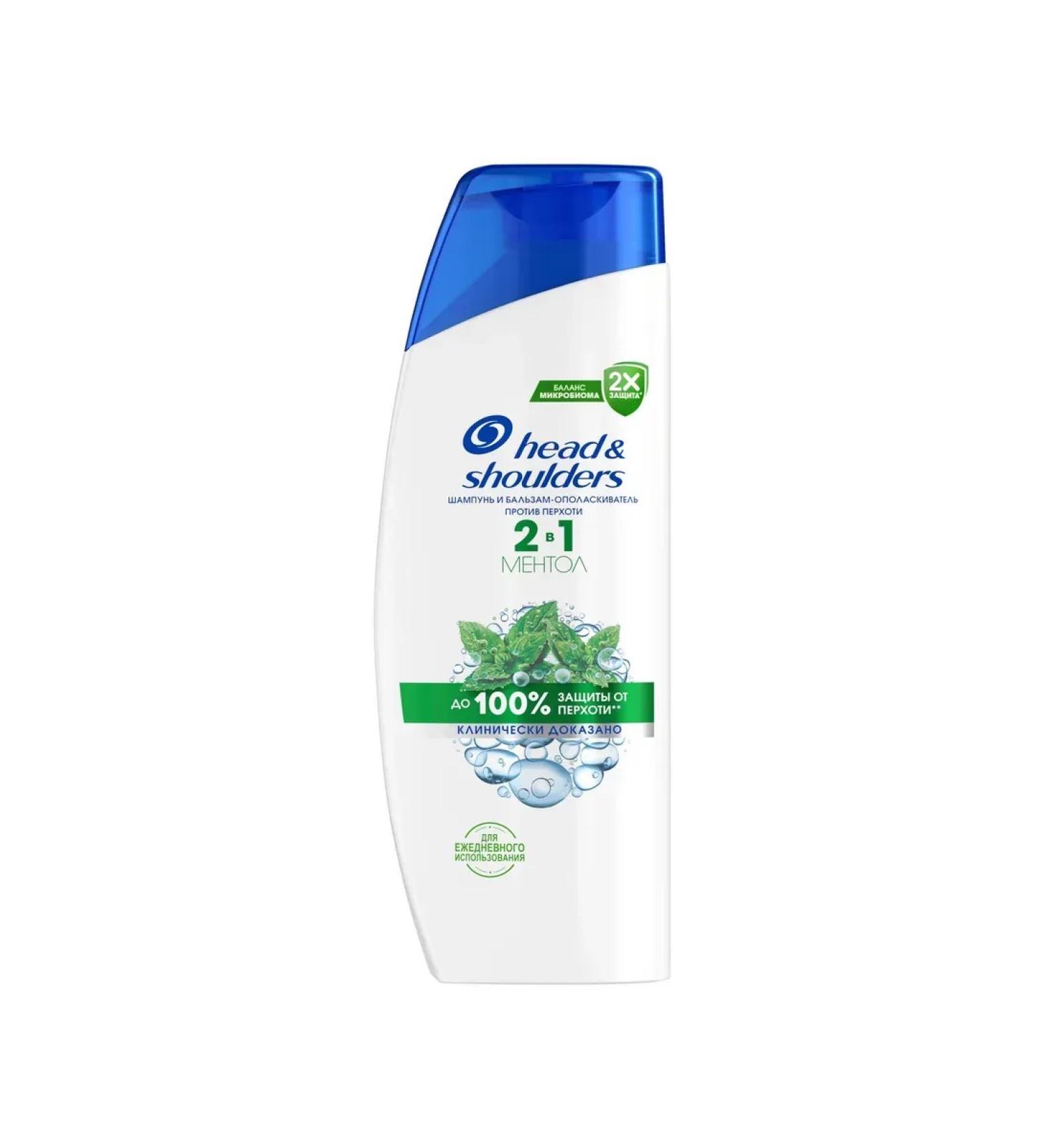 Head&Shoulders Hair shampoo 2 in 1 menthol 200 ml