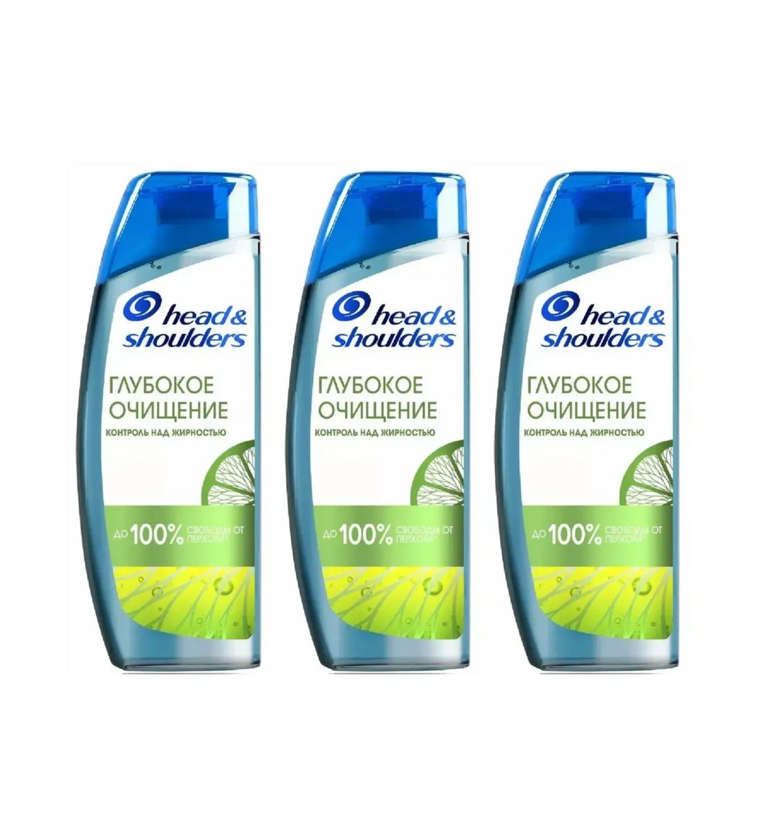 Head&Shoulders Deep Oil Control shampoo 300 ml 3 pcs - Buy Online on GoSupps.com
