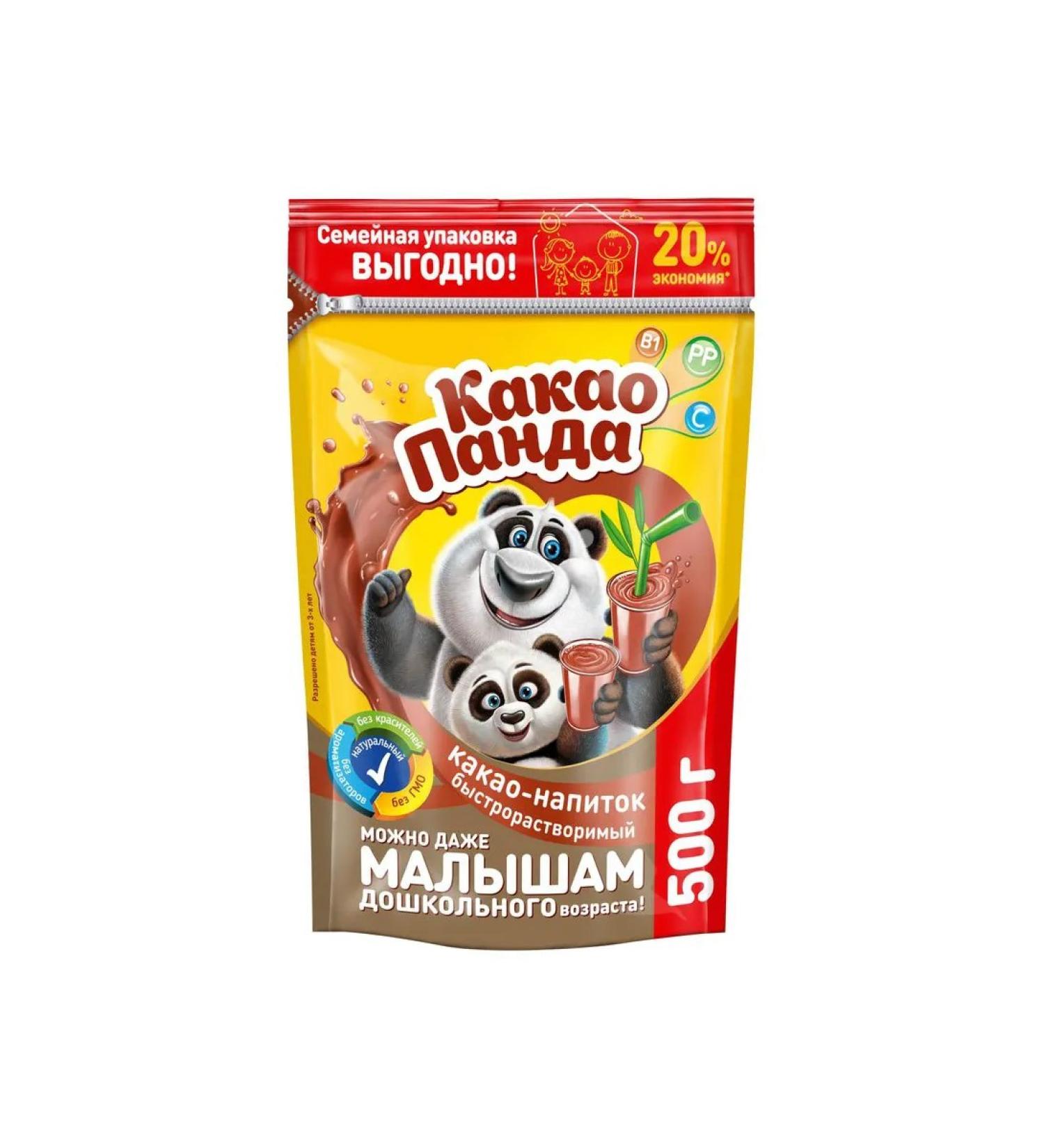 Cocoa drinks soluble "cocoa panda" for children 500 g