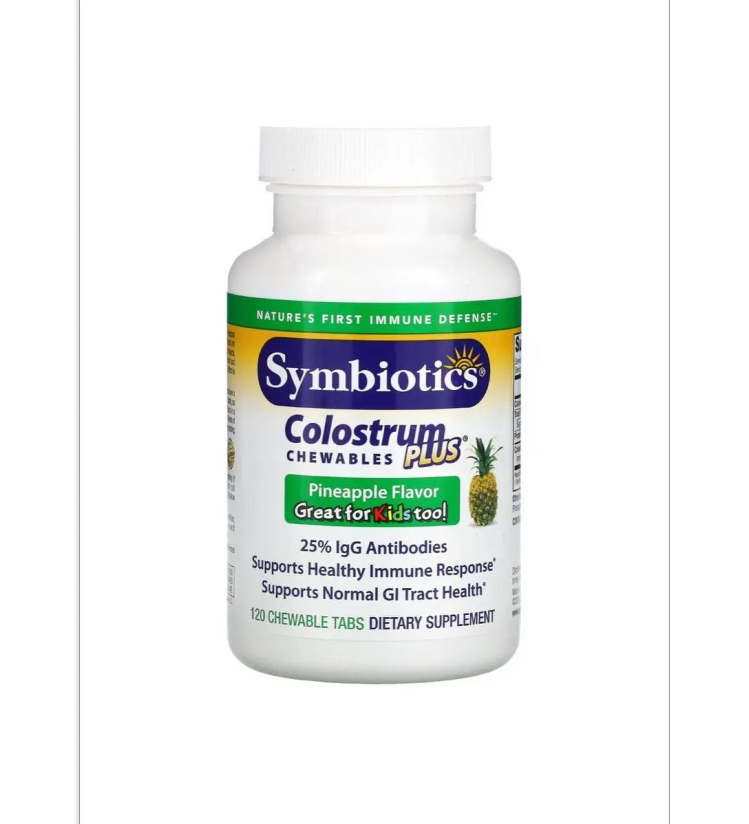 Symbiotics Kolostrum plus Colostrum plus Chewing tablets