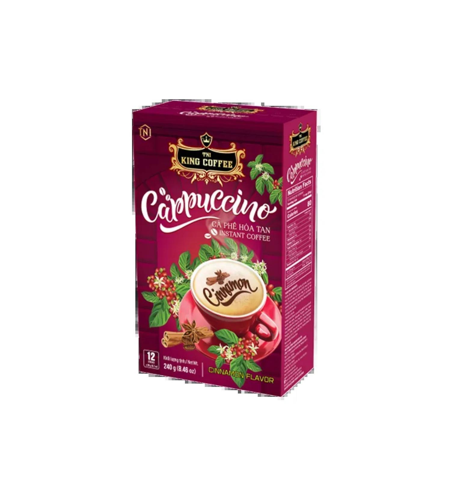 King Coffee Vietnamese coffee 3 in 1 cappuccino cinnamon (12 pac.*20g)