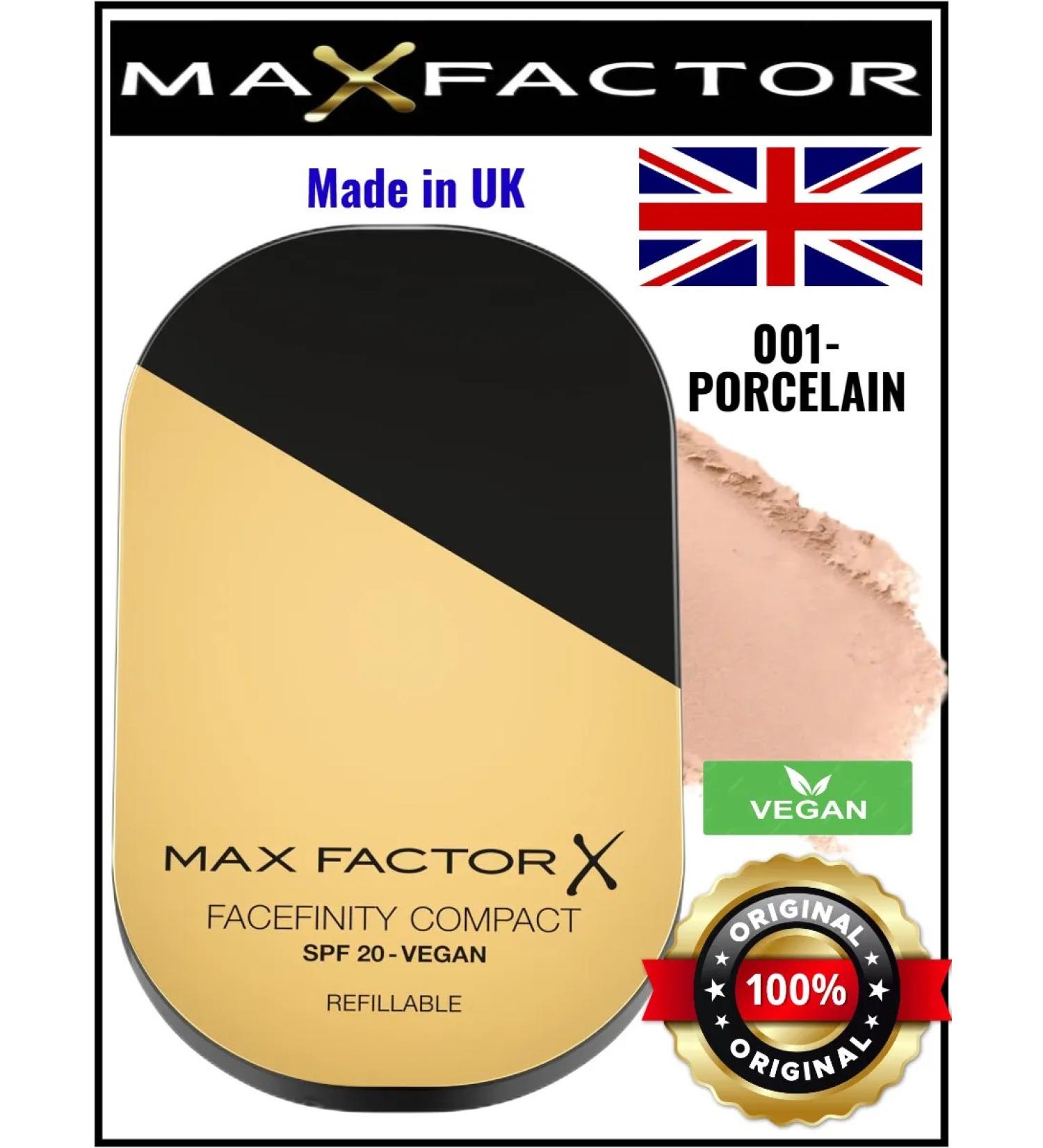 MAX FACTOR POWDER Compact powder max factor tone 001 Porcelain - Buy Online on GoSupps.com