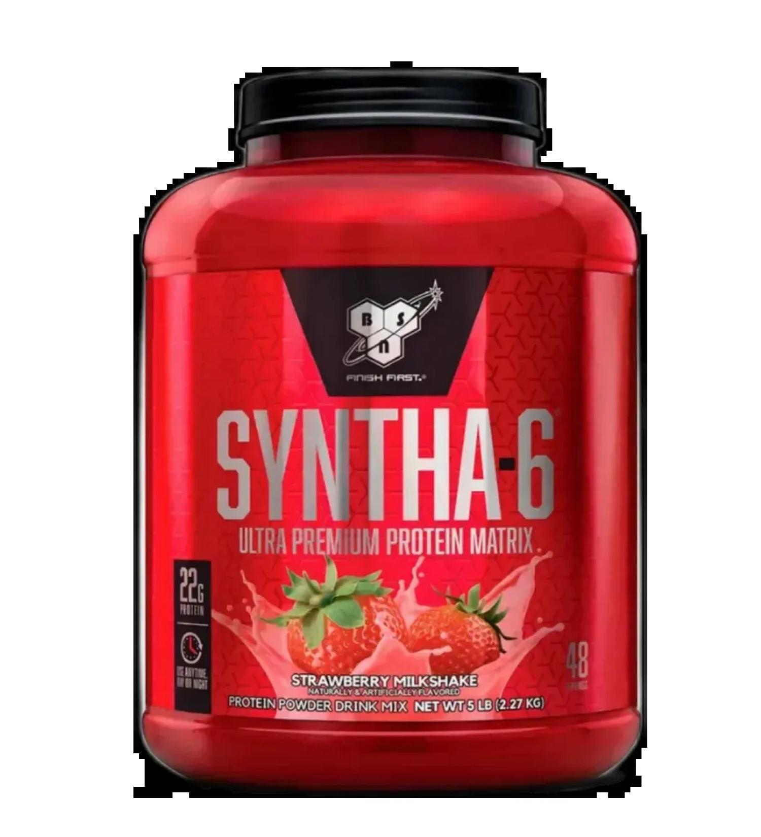 BSN Protein Syntha-6 2270 grams strawberry cocktail - Buy Online on GoSupps.com