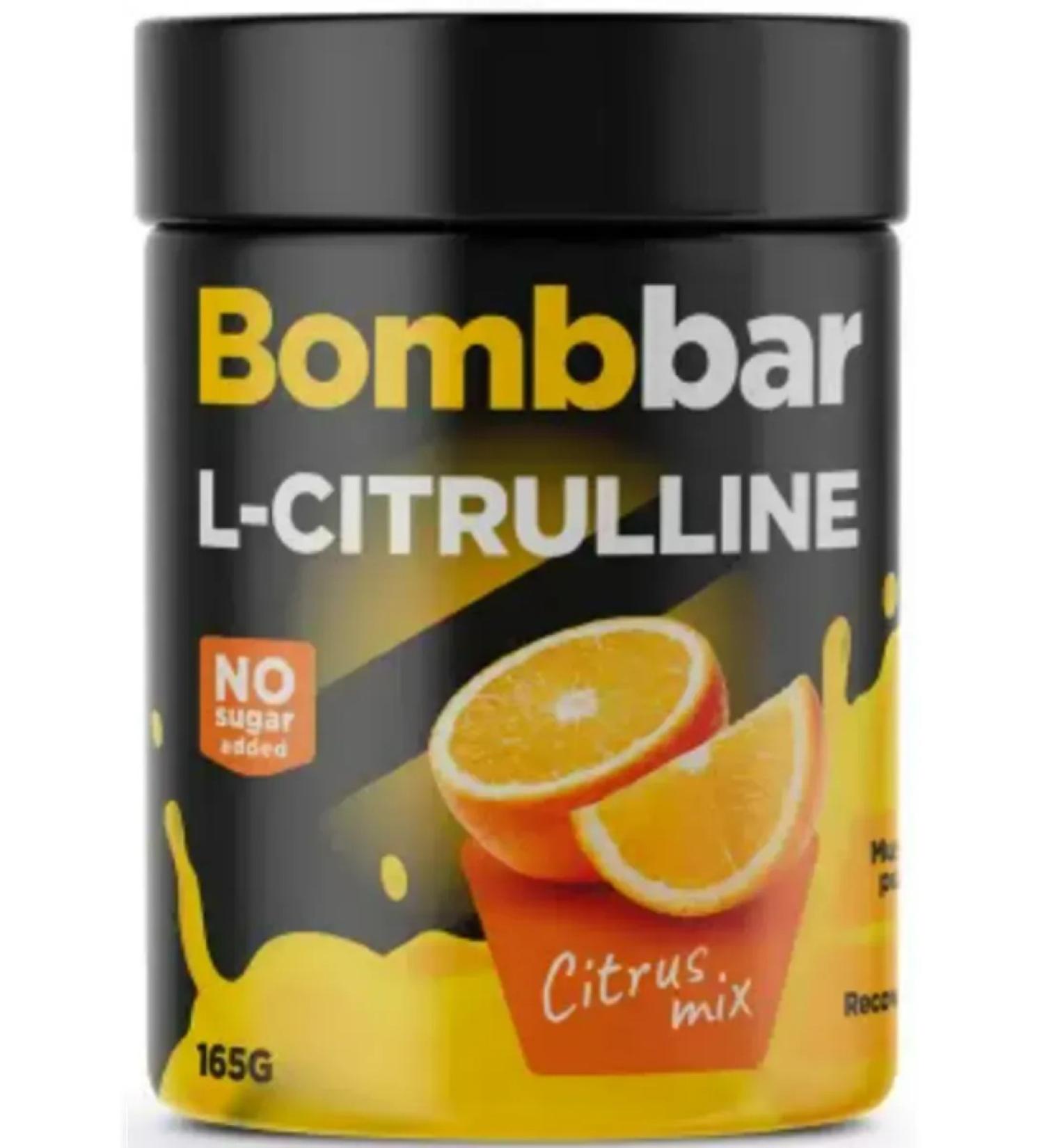 BombBar L-Citrullin amino acid 165 g citrus mix