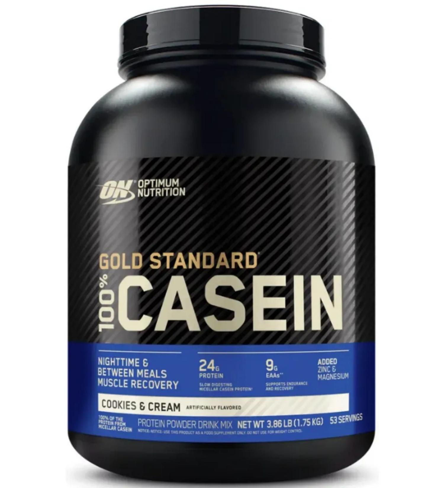Optimum Nutrition Casein Gold Standard 1750 g cookies with cream - Buy Online on GoSupps.com