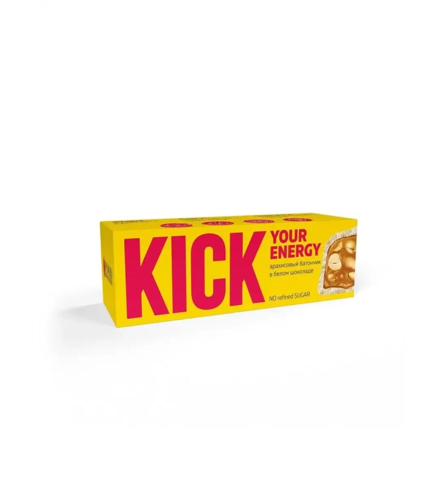 Food Revolution Arachis bar in white chocolate "Kick" 45g
