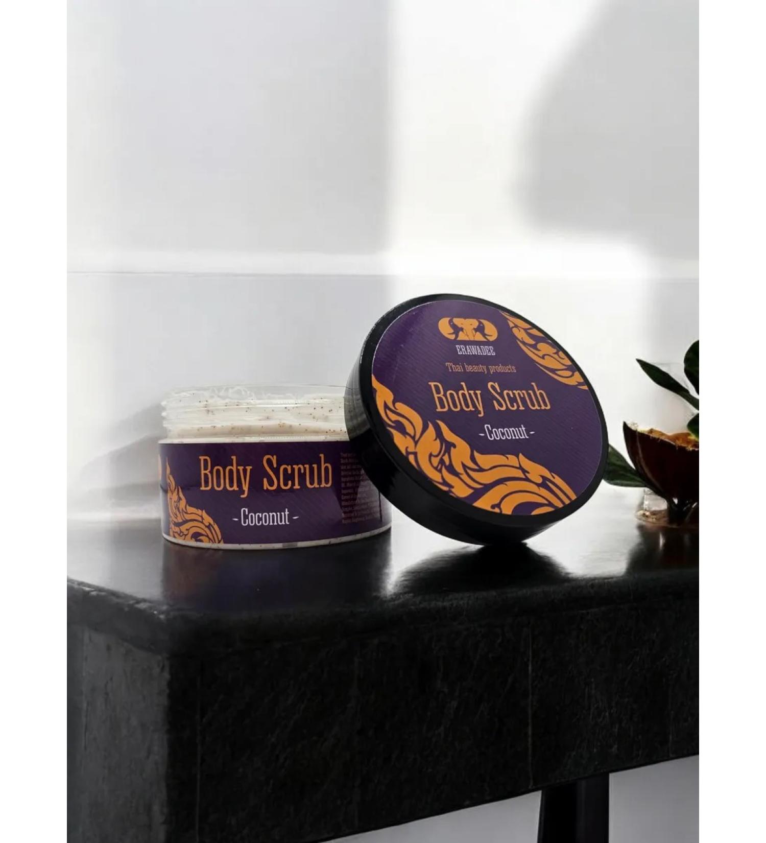 Erawadee Delicate cream-scrub for dry skin with coconut oil - Buy Online on GoSupps.com