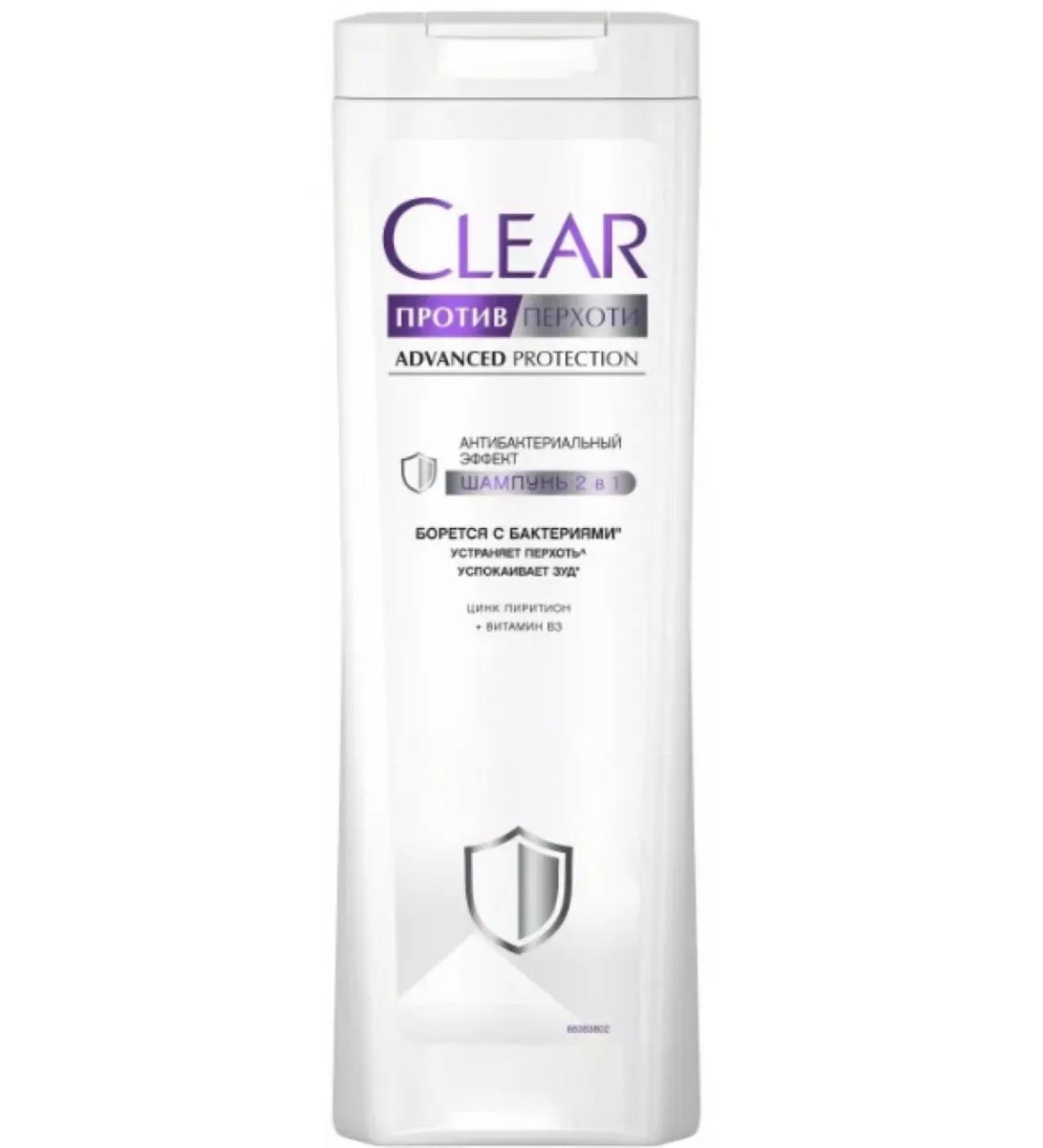 clear Shampoo 2B1 against dandruff antibaca 380 ml