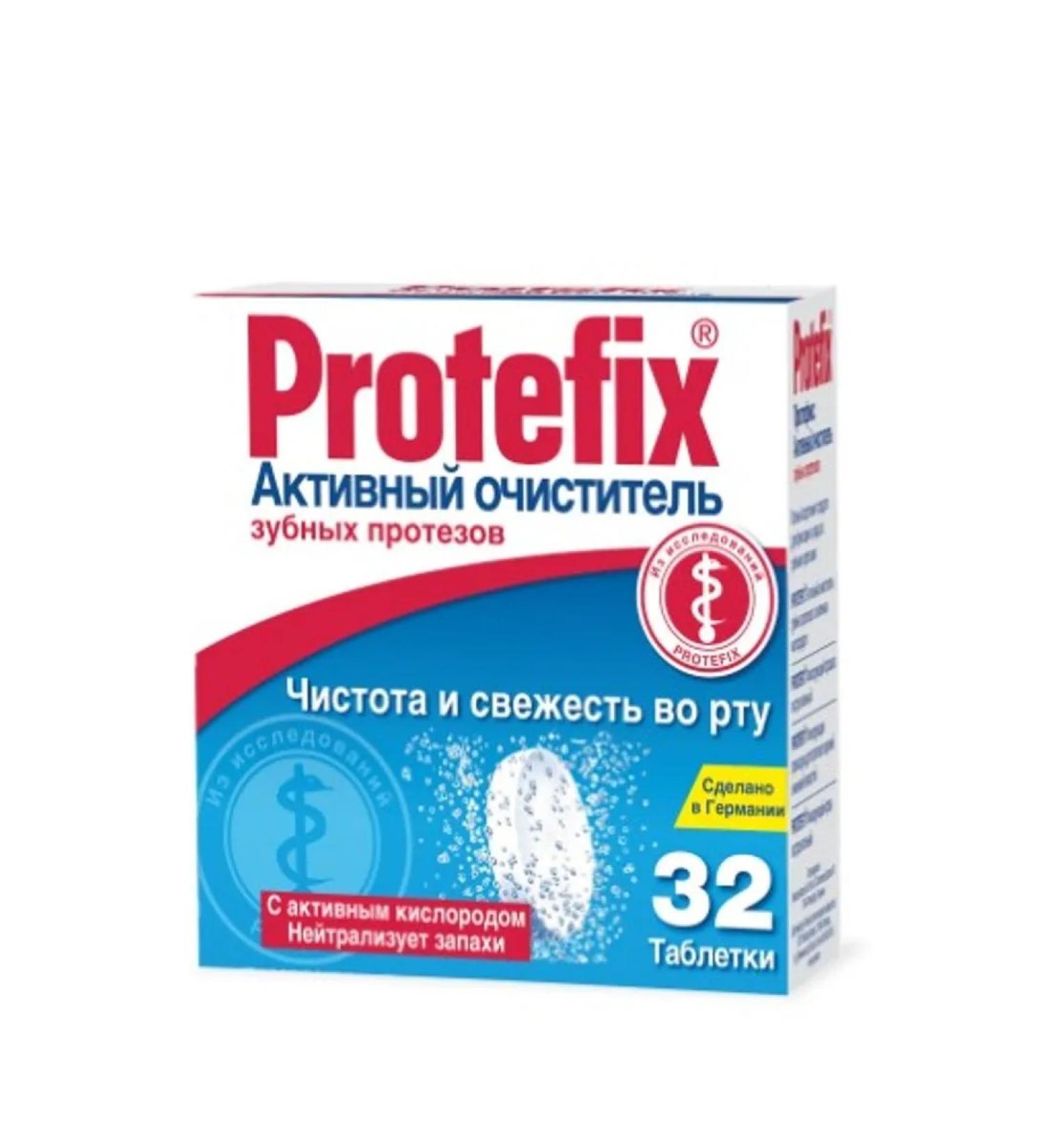 PROTEFIX Cleaner Acture for tooth prostheses N32 table