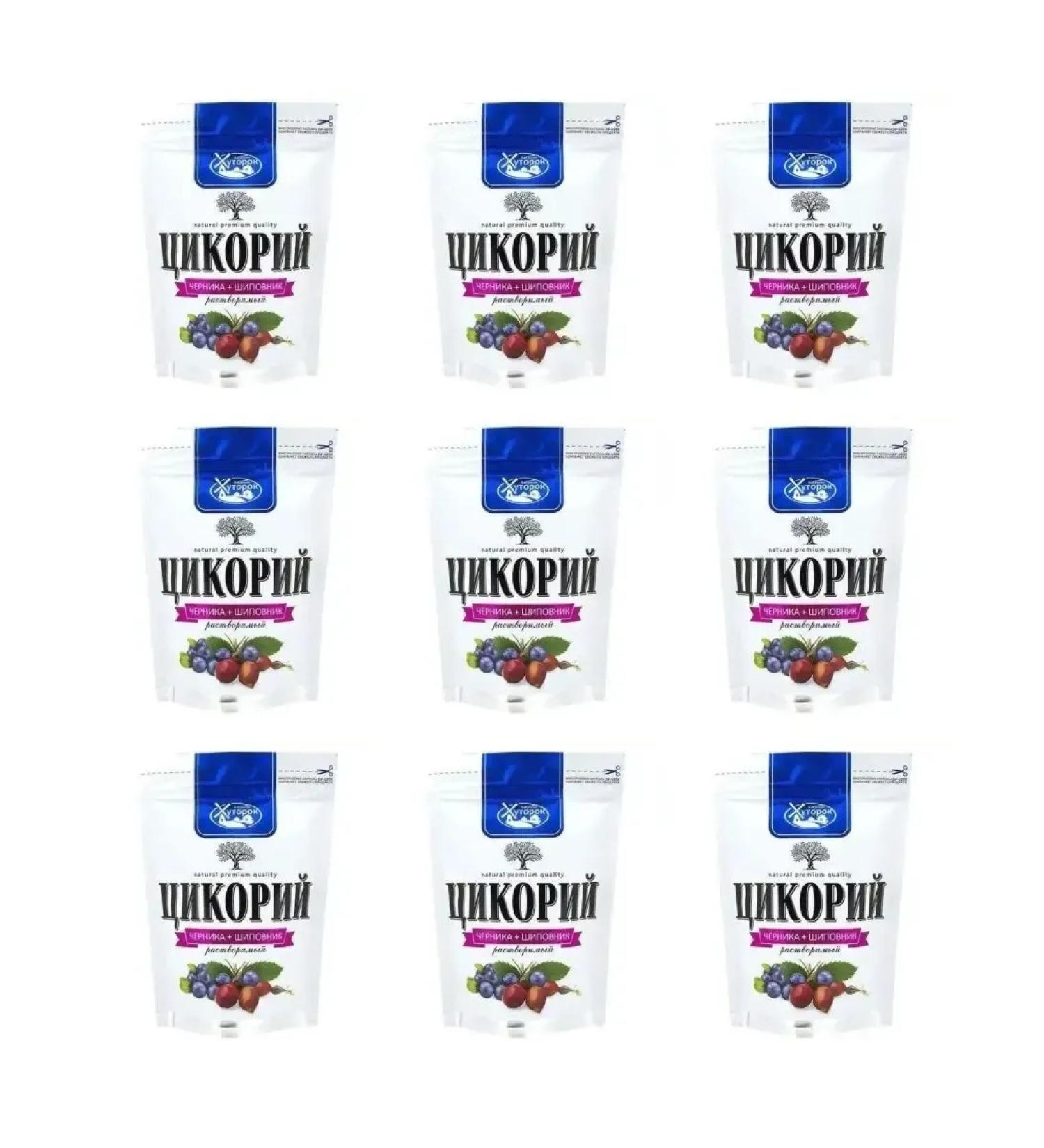 Grandma's Farm Tsikoria with blueberries and rose hips 100 g 9 pcs - Buy Online on GoSupps.com