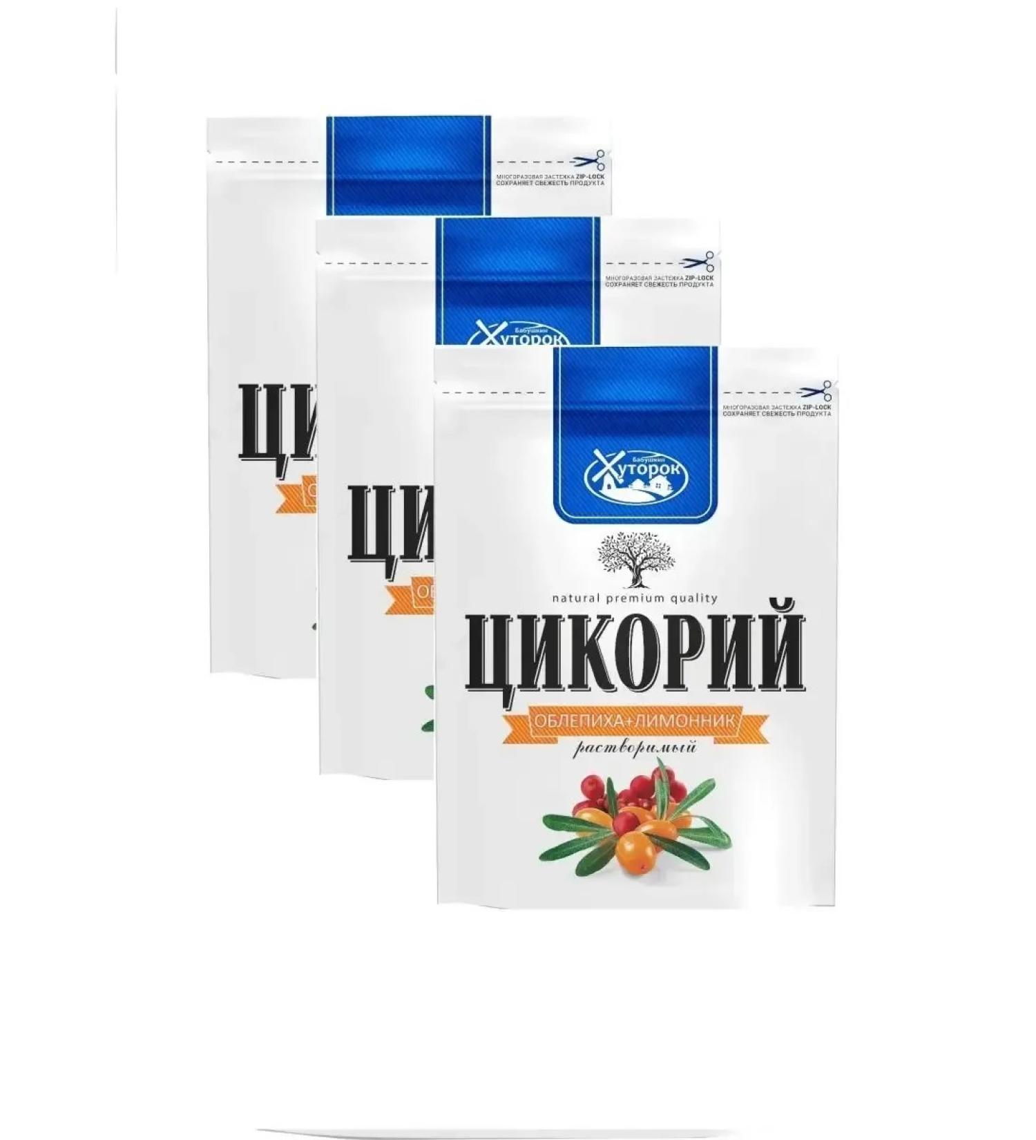 Grandma's Farm Tsikoria with sea buckthorn and lemonnik 100 g 3 pcs - Buy Online on GoSupps.com