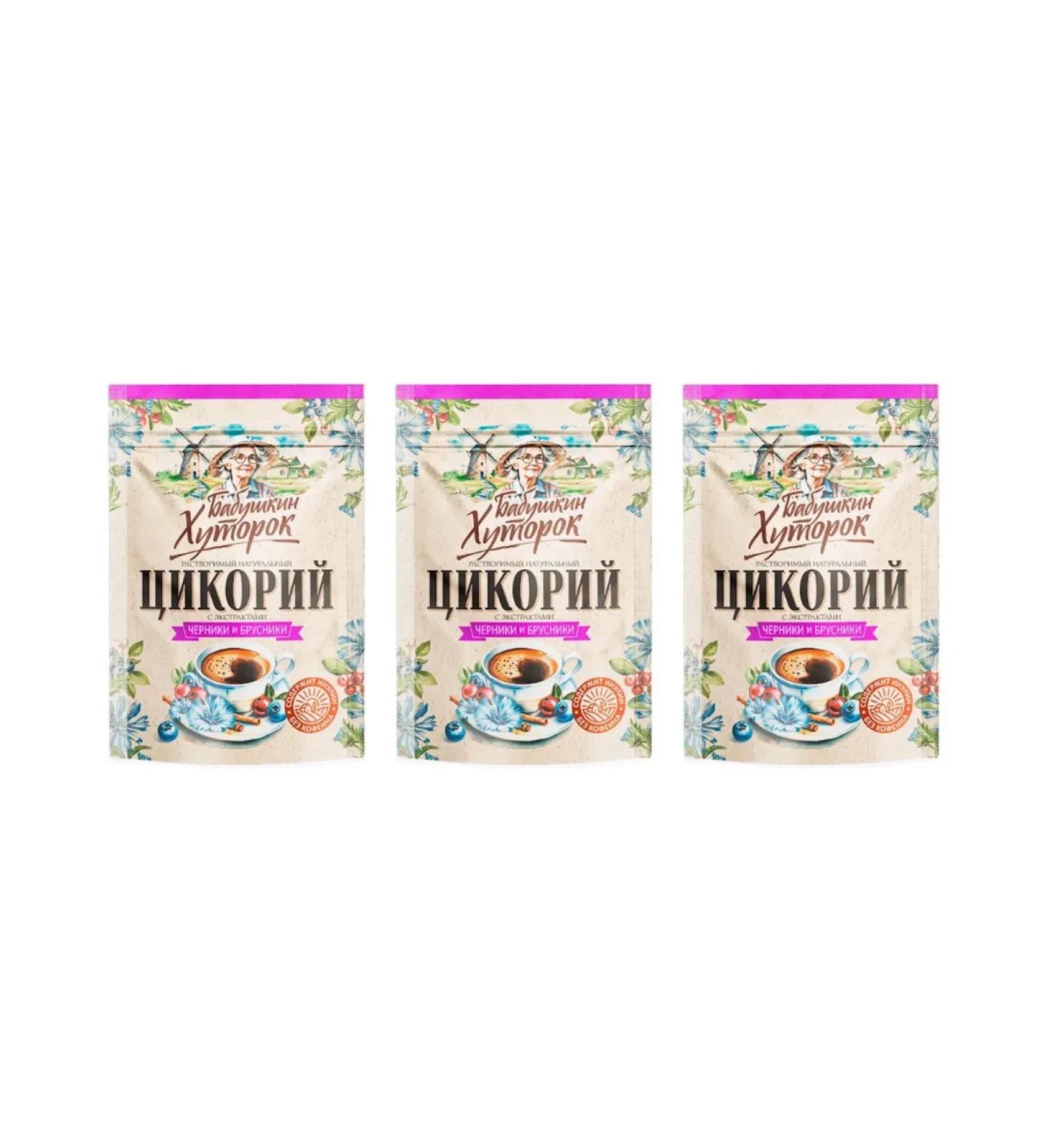 Grandma's Farm Tsikoria soluble blueberries and lingonberries 100 g 3 l - Buy Online on GoSupps.com