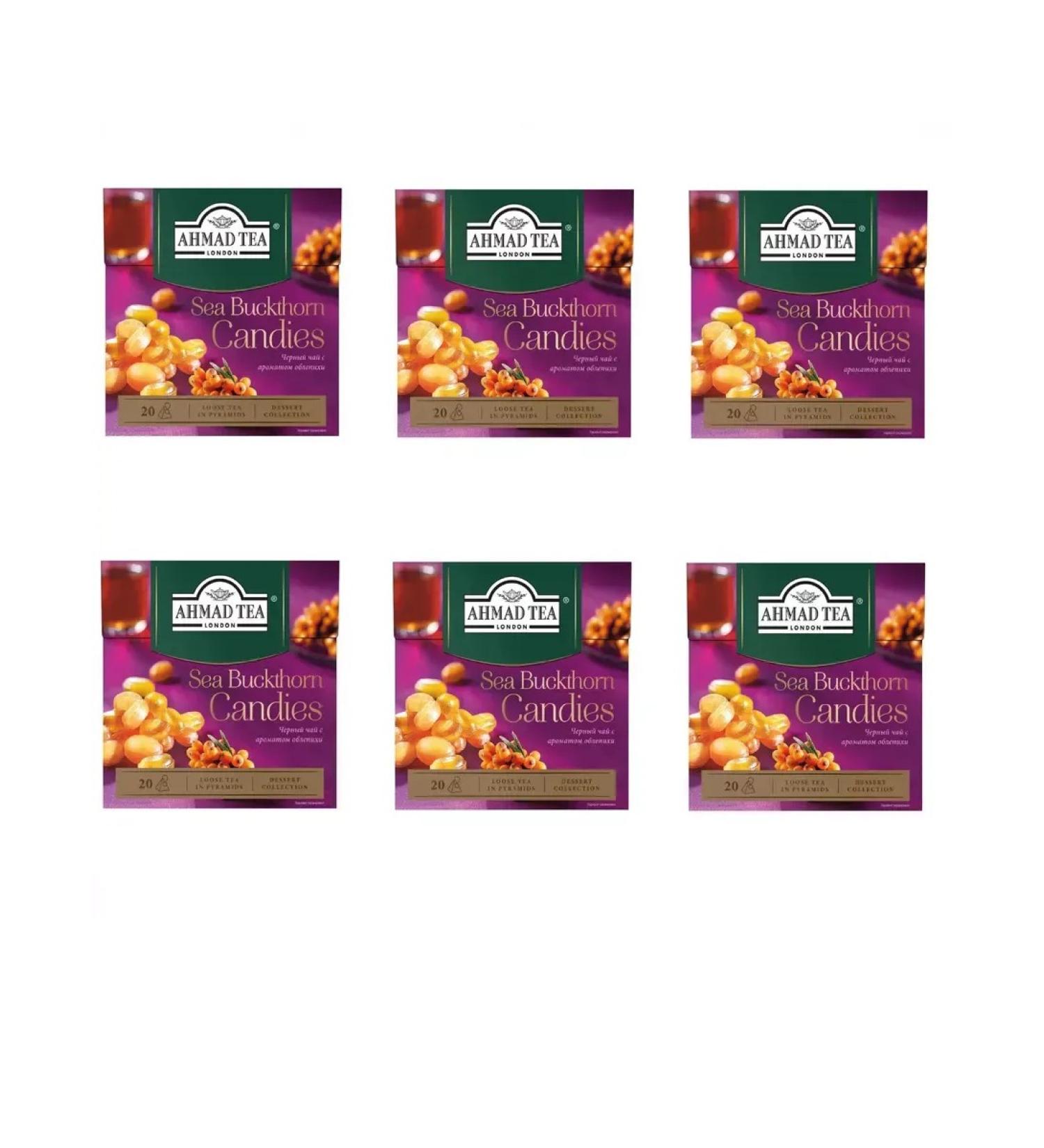 Ahmad Tea Tea sea buckshot blacks are black 20 piers-pyramids 6 units - Buy Online on GoSupps.com