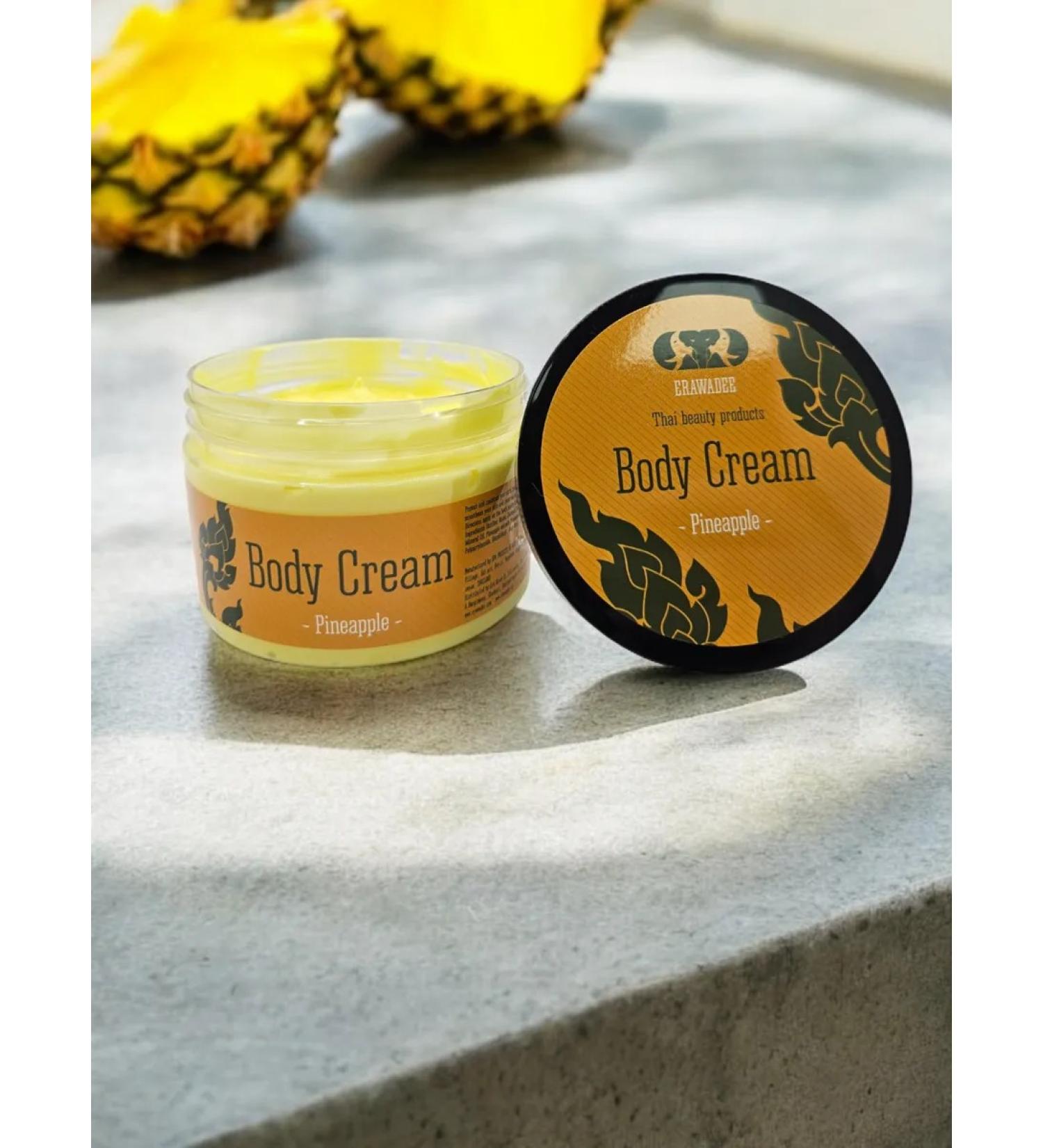 Erawadee Moisturizing body cream with pineapple extract - Buy Online on GoSupps.com