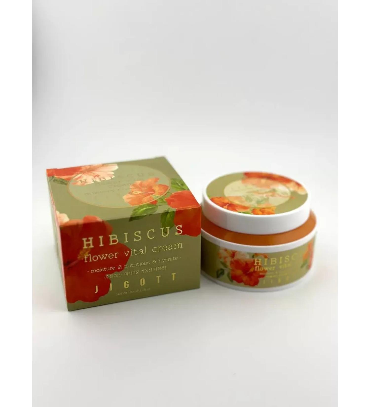 Jigott Anti -aging face cream with hibiscus extract - Buy Online on GoSupps.com