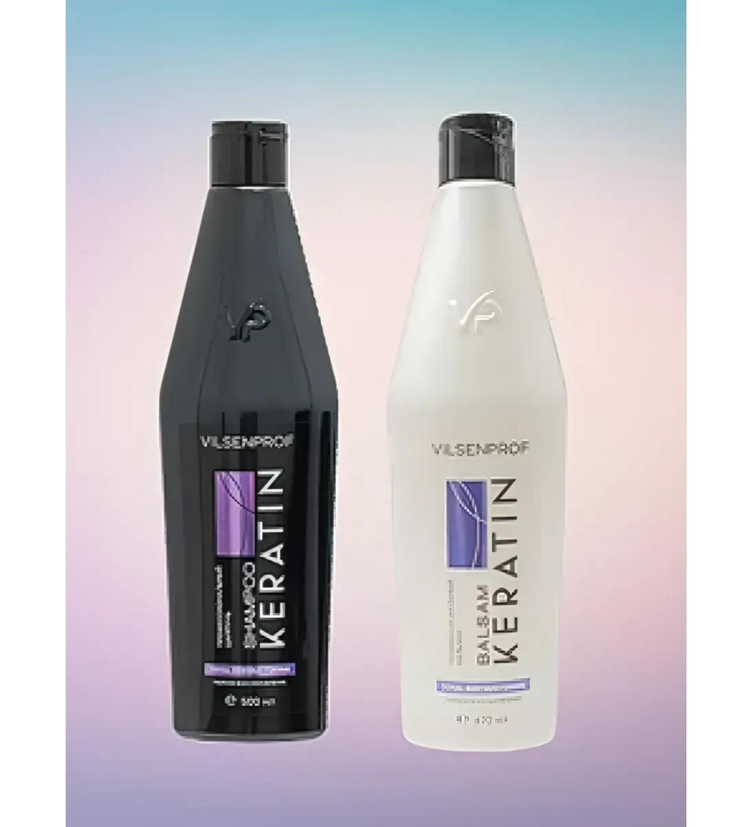 BS Professional keratin shampoo + hair balm