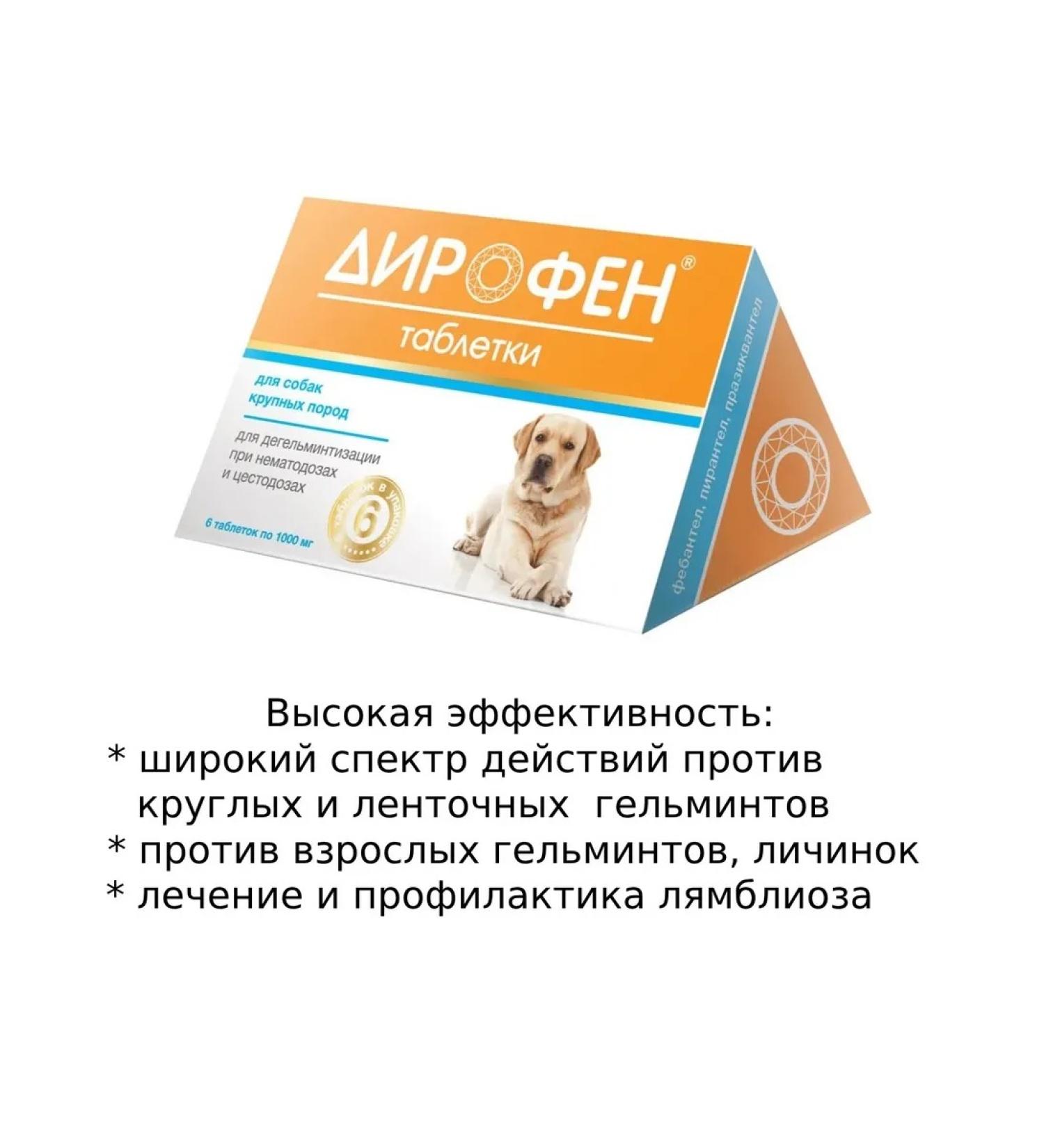 APICENA Antigelmintic for dogs of large rocks 6 tablets - Buy Online on GoSupps.com