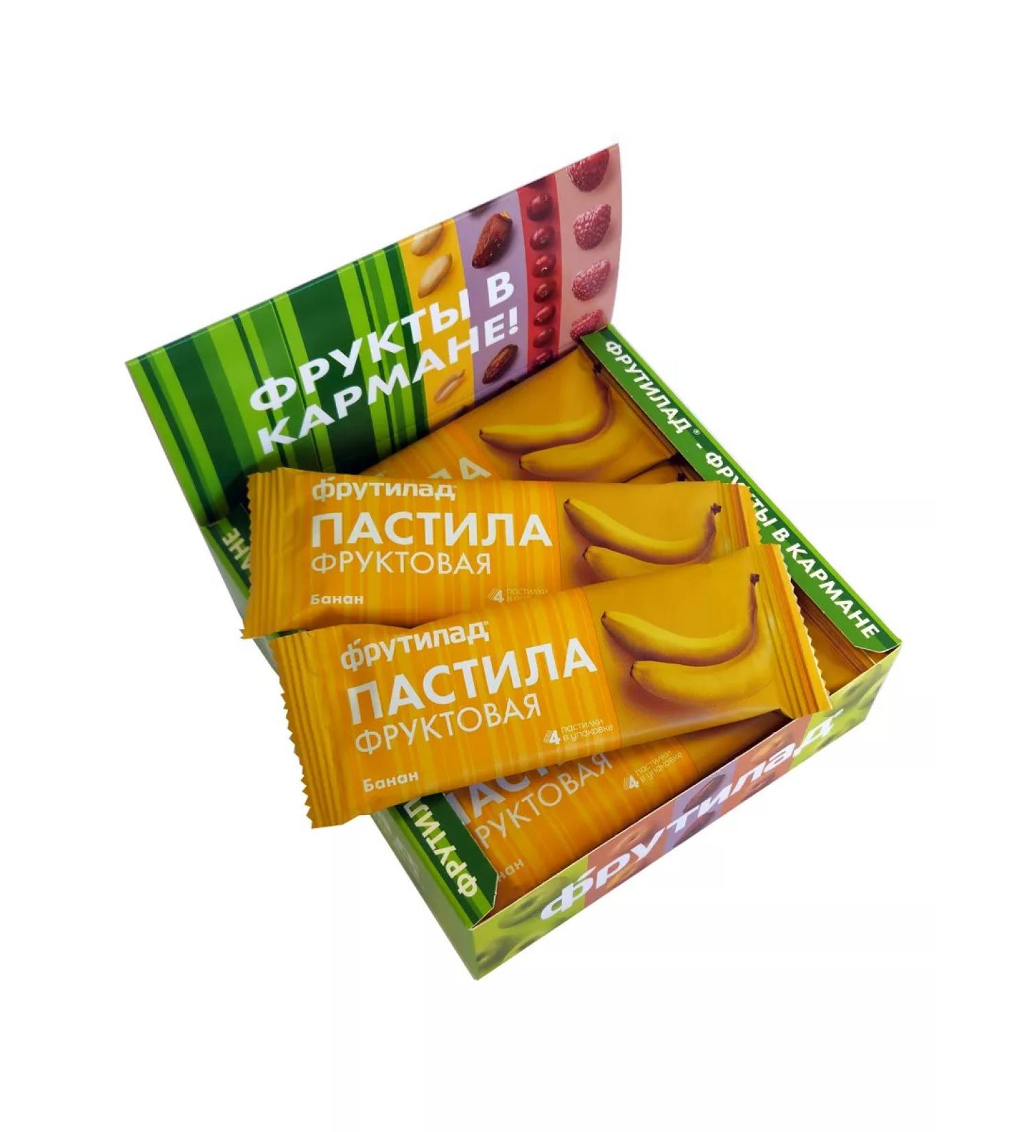 Frutilade Pastille natural fruit banana 12pcs*30 g without sugar