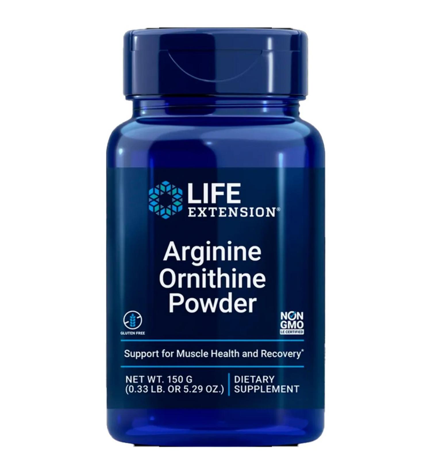 Life extension Arginine Ornithine Powder 150g Arginine Ornitin