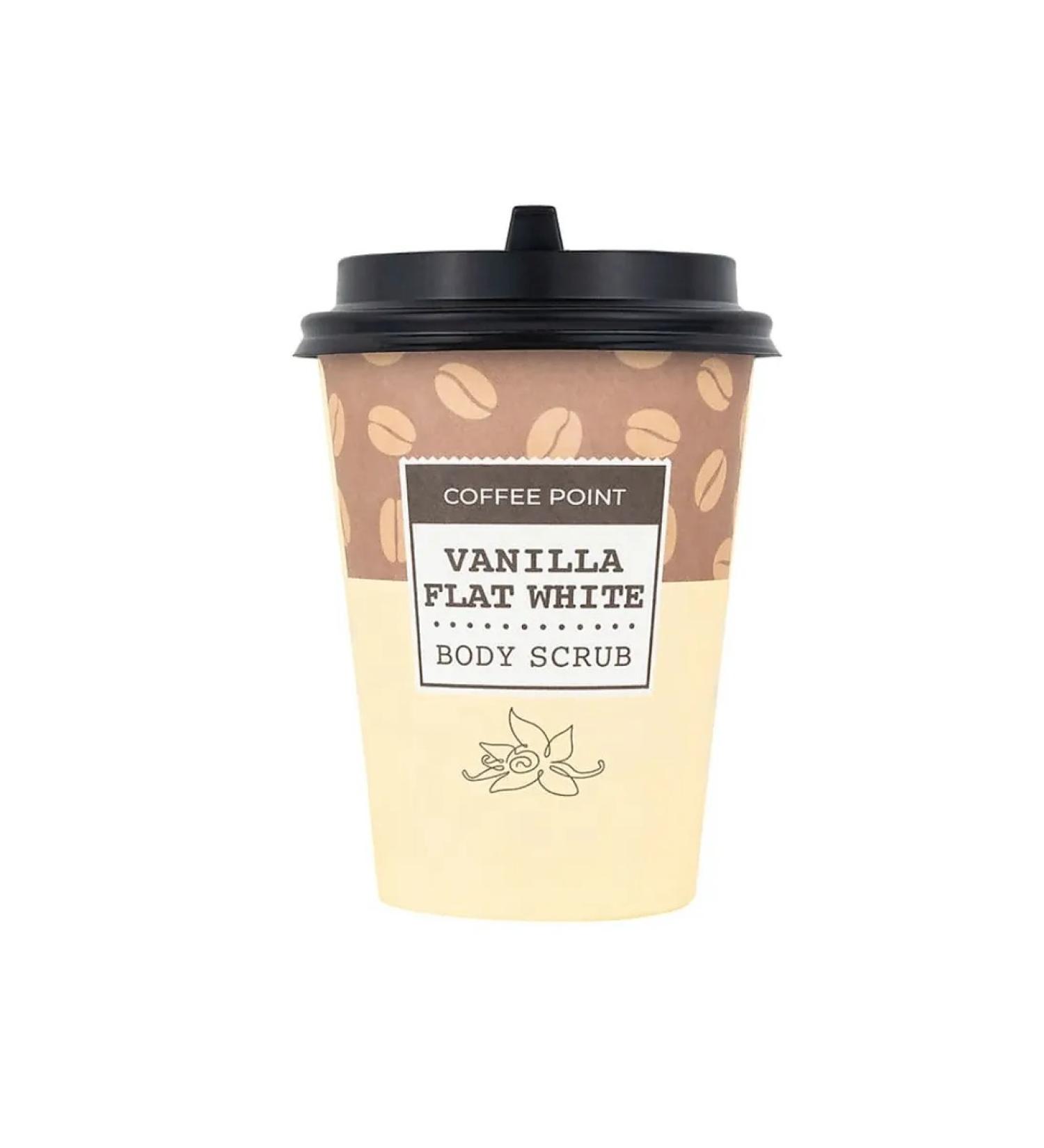 Letual Vanilla Flat White Coffee Point Coffee Body Scrub