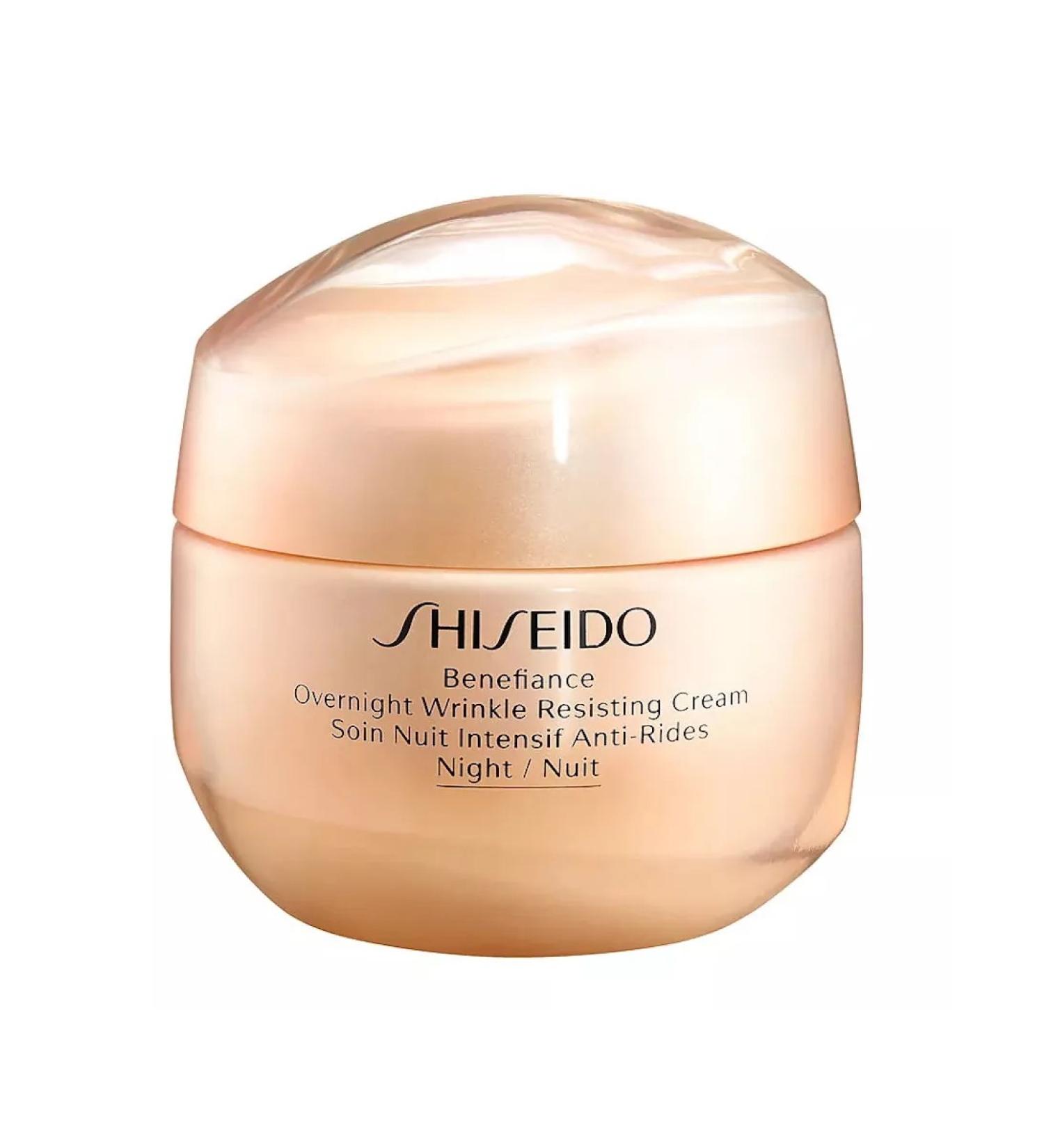 SHISEIDO Night Cream Benefiance smoothing wrinkles - Buy Online on GoSupps.com