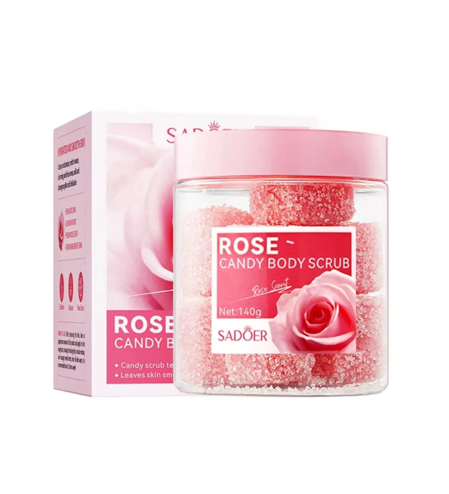 sadoer Body scrub with rose extract - Buy Online on GoSupps.com