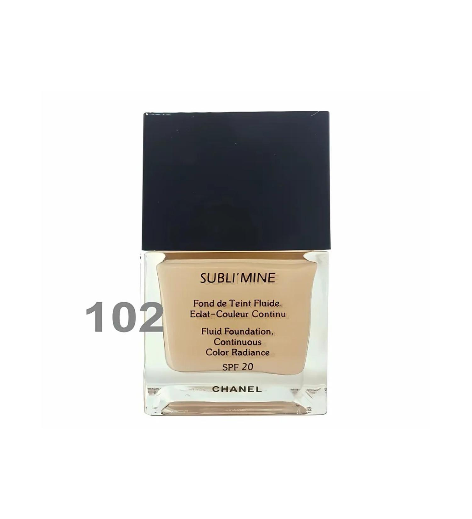 CHANEL SUBLIMINE Tonal Cream Fluid Chanel 102 - Buy Online on GoSupps.com