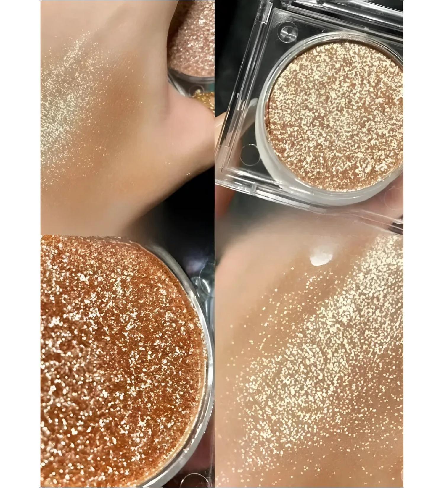 Highlighter gold for the face of the body dry - Buy Online on GoSupps.com