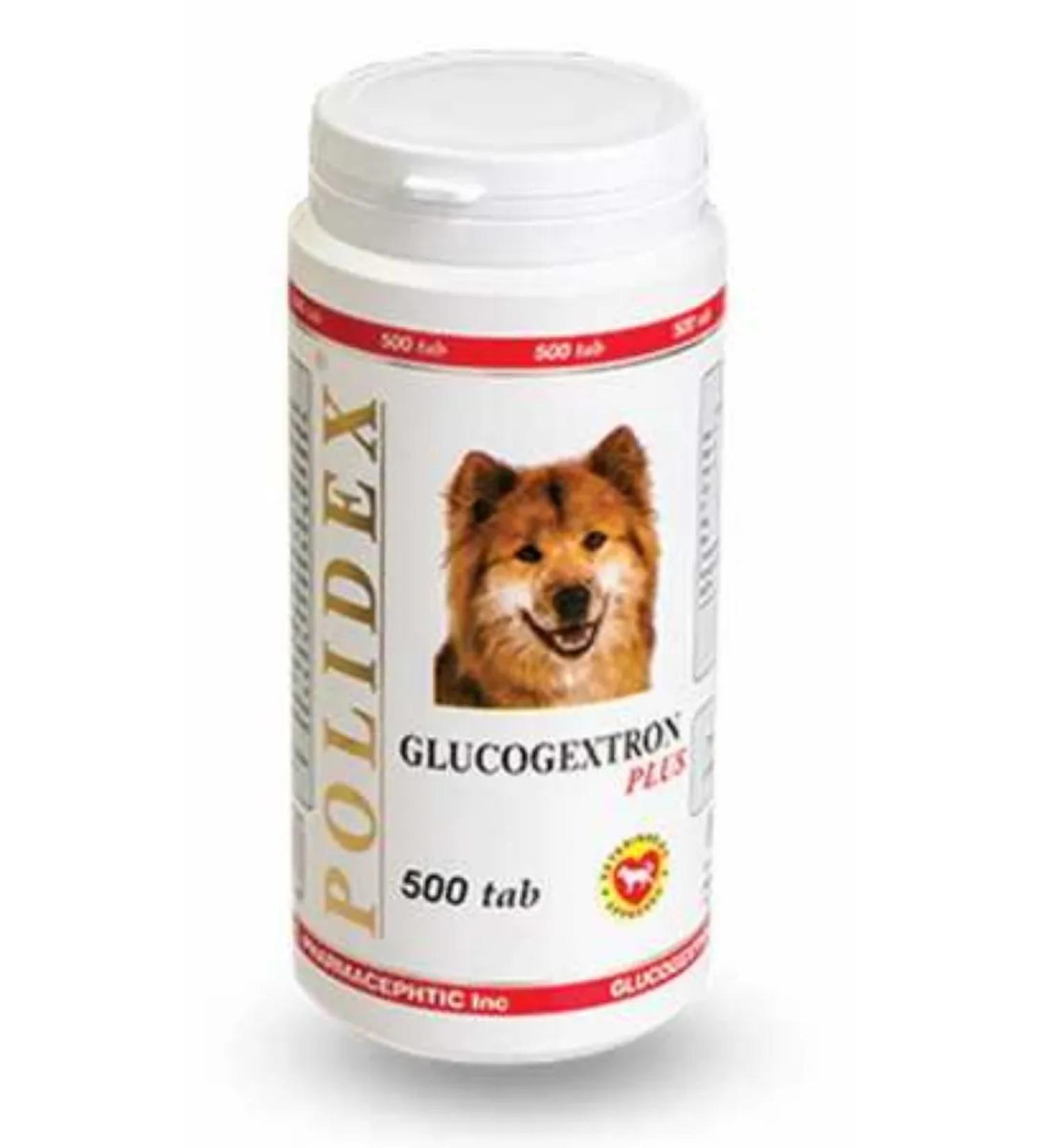 Polidex Polydex Glukogecstron Plus for dogs 500Tab. (1t per 5kg)