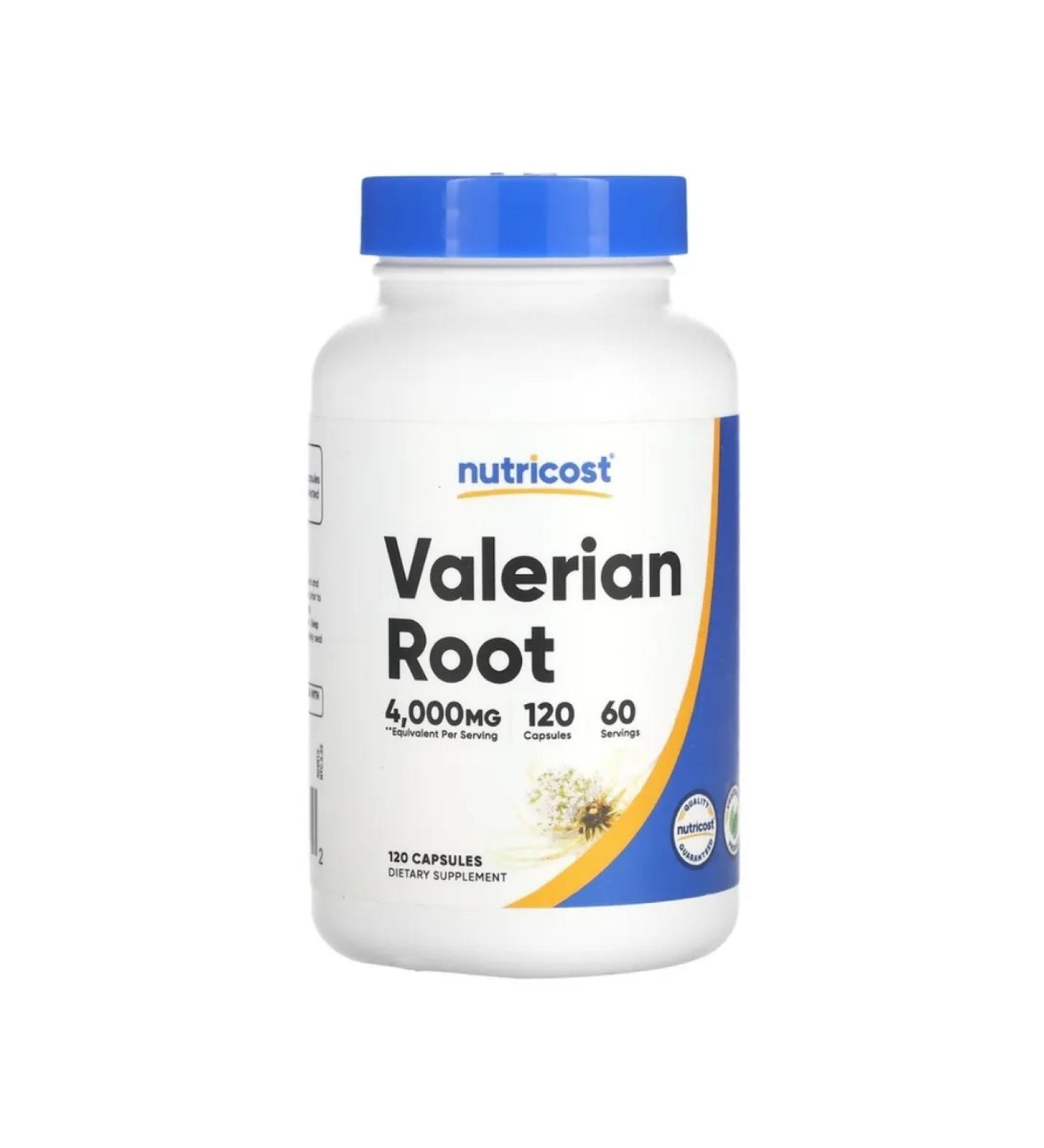 Nutricost Valerian root 4000 mg 120 capsules (2000 mg in 1 capsule)