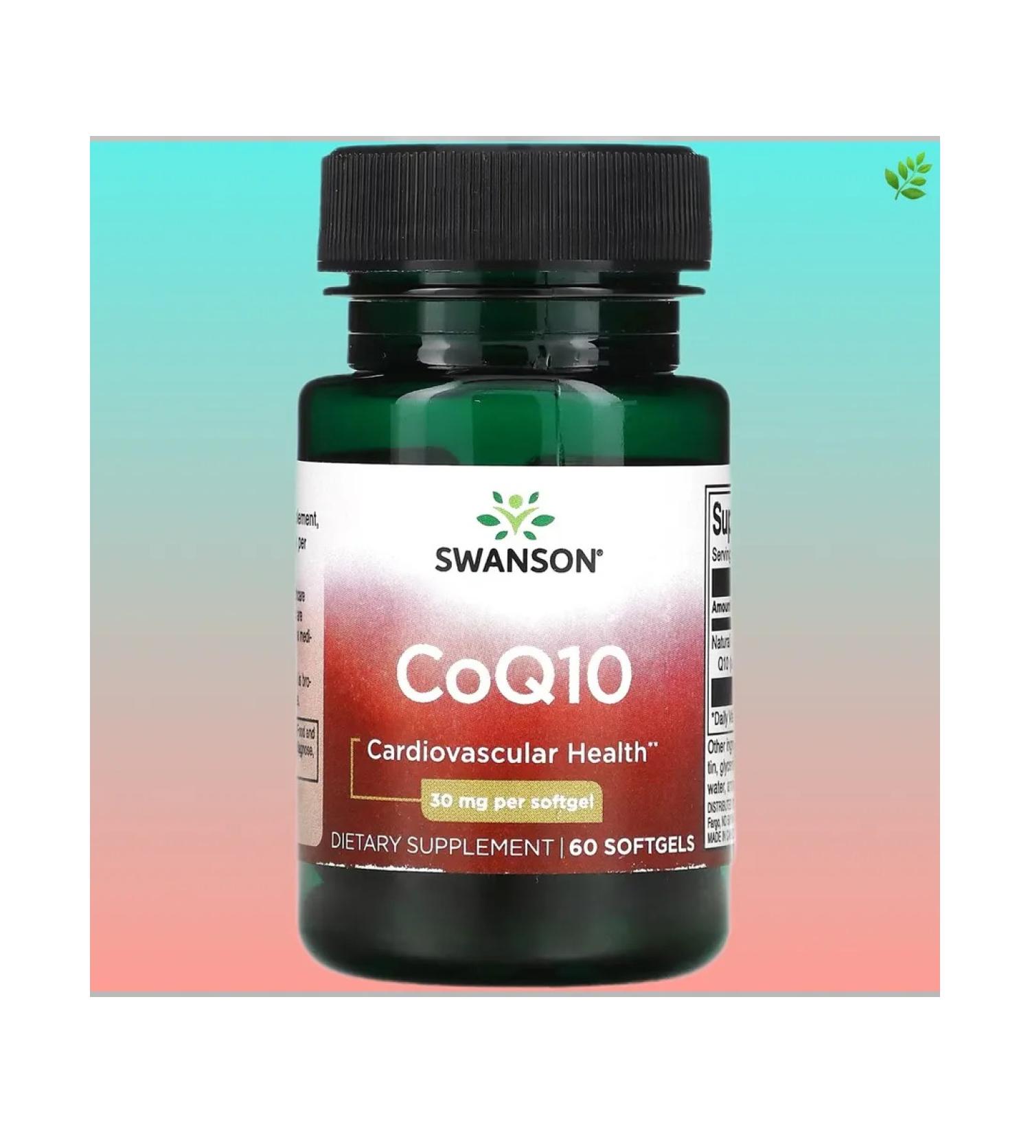 Swanson Coenzyme Q10 30 mg 60 soft tablets