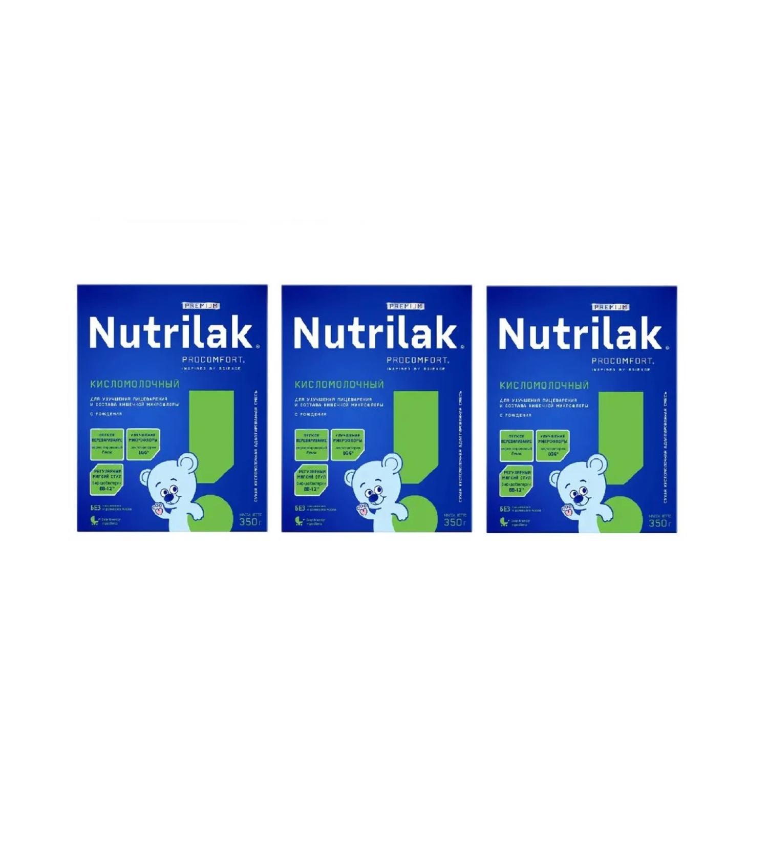 Nutrilak The mixture of Premium is fermented milk from birth 350 g 3 pcs - Buy Online on GoSupps.com