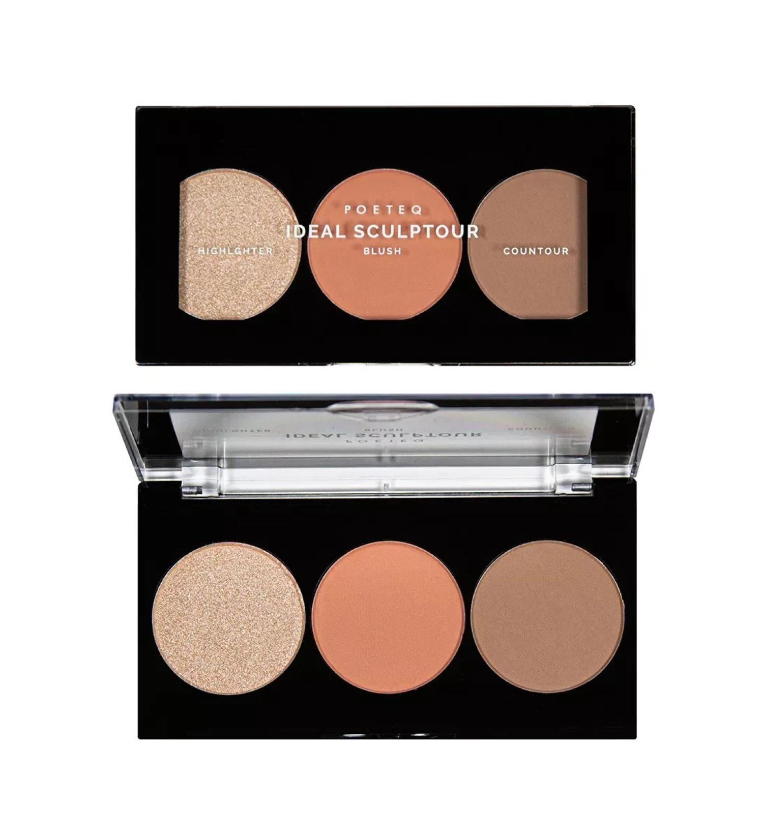 Paletka-sculptor for the face of powder-hailleter and bronzer-Rumyan - Buy Online on GoSupps.com