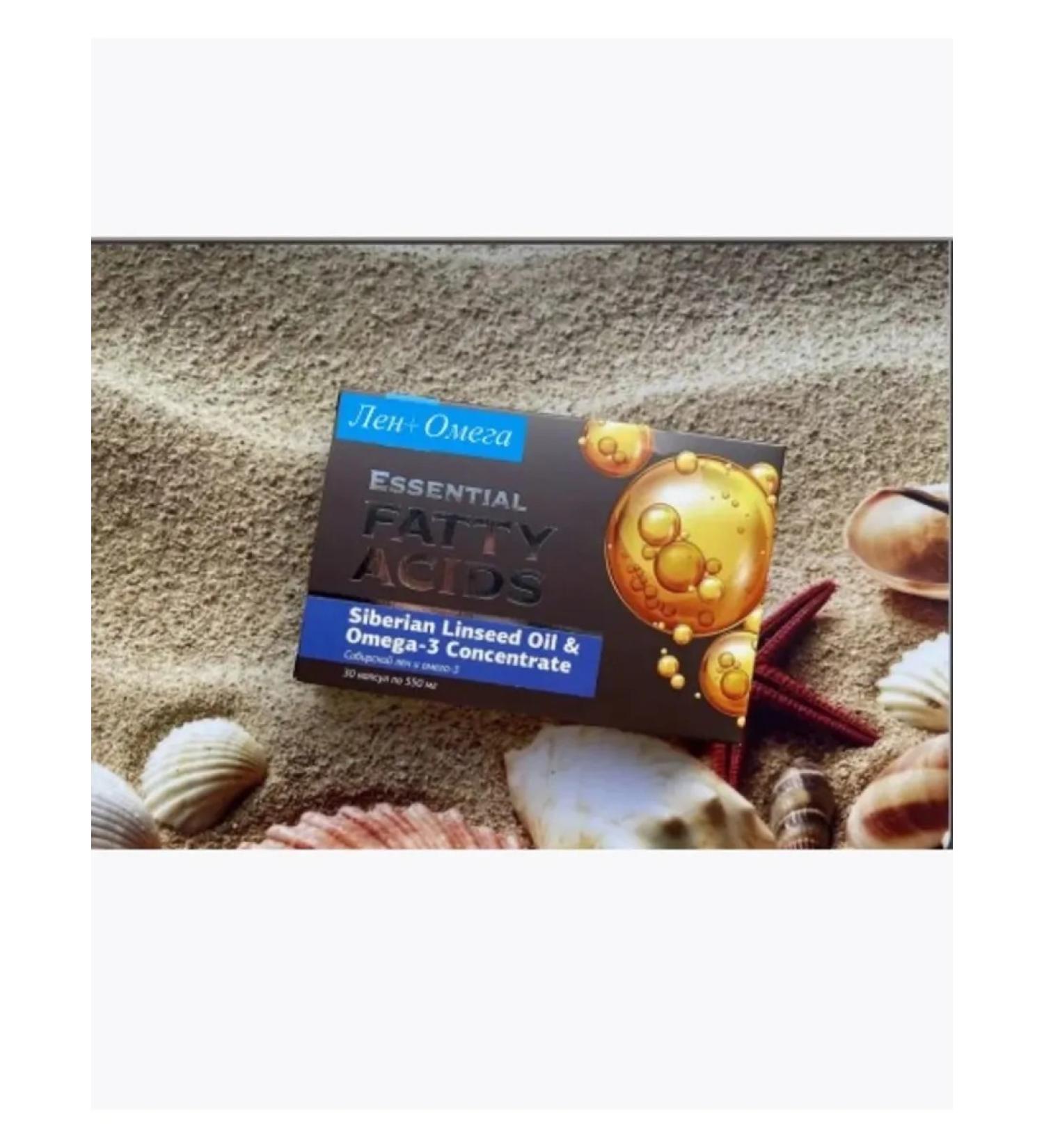 The power of Siberia is health Siberian Len and Omega-3