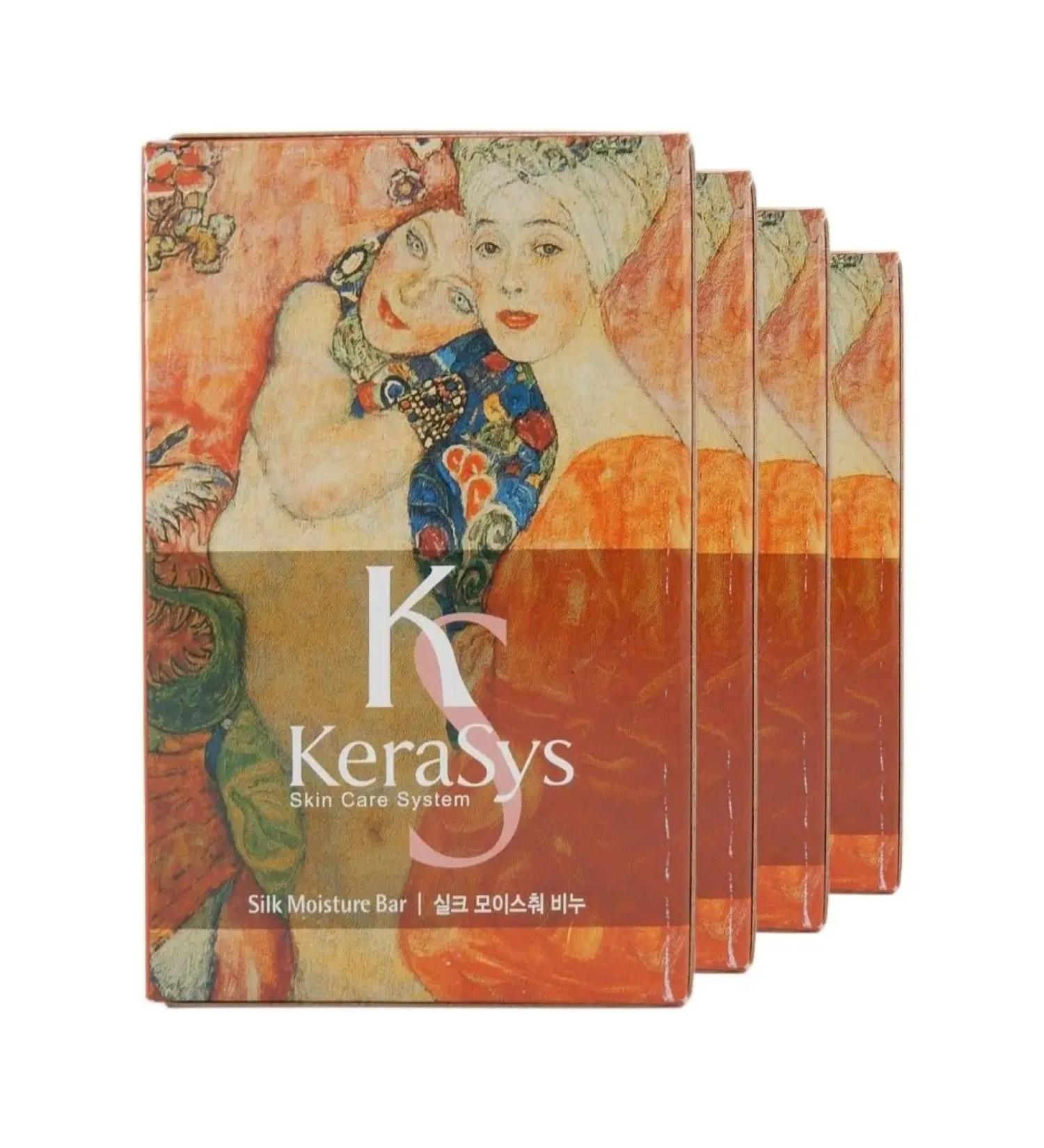 KeraSys Kerasis set soap hard -firm Silk Moisture 4x100 gr - Buy Online on GoSupps.com