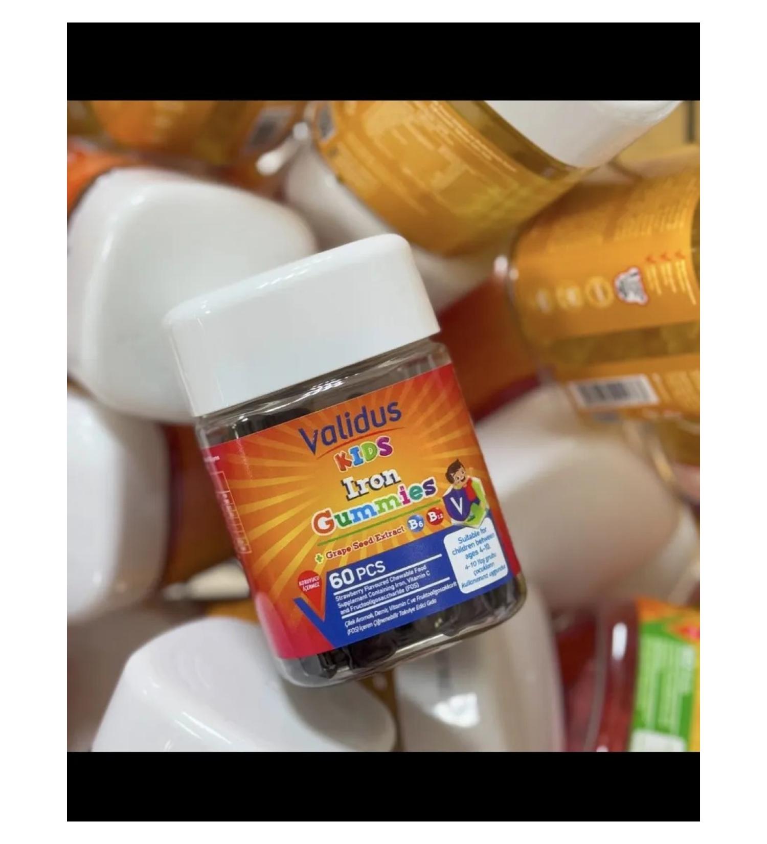 T rkiye Iron chewing vitamins Validus kids