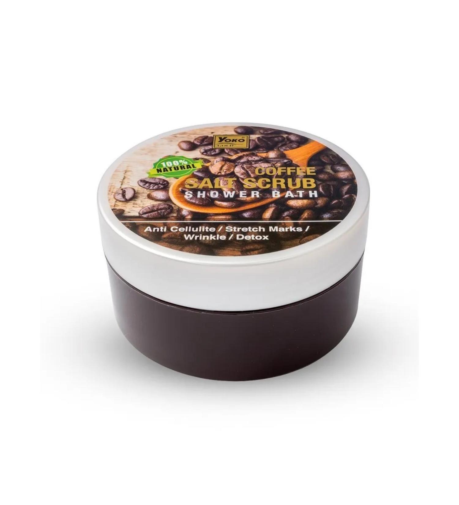 Yoko Salt scrub for the body with coffee - Buy Online on GoSupps.com