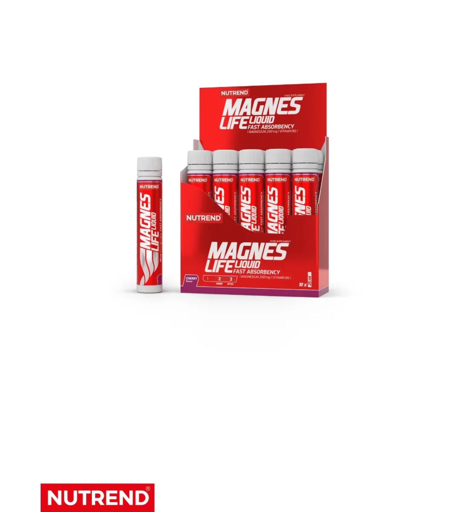 NUTREND Magnesium and vitamin B6 packaging 10 ampoules