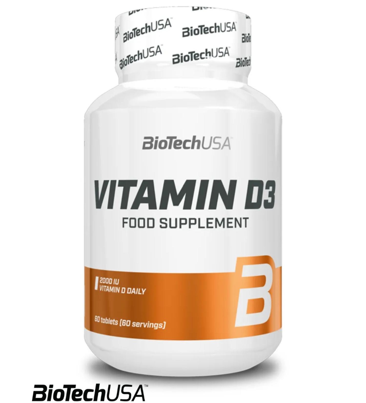 BioTechUSA Vitamin D Vitamin D3 2000 IU 60 servings